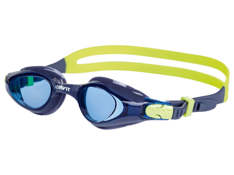 CRIVIT Zwembril (S/M - blauw/lime)