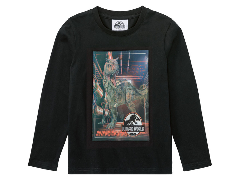 Kinderen Shirt met lange mouwen en print (110/116, Jurassic World)