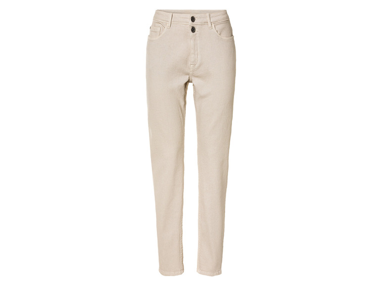 esmara Dames jeans Straight fit (44, kort, Wit)