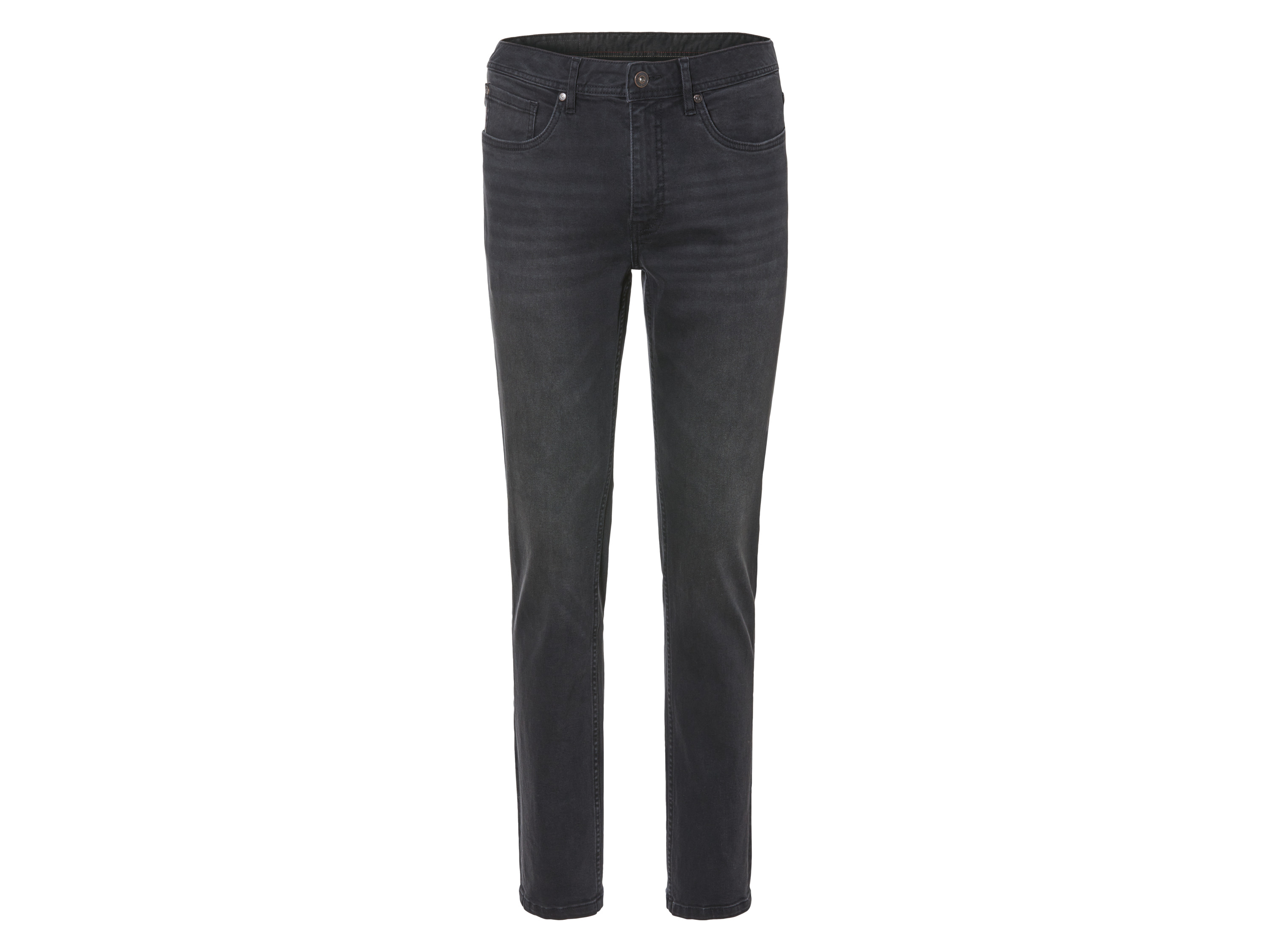 LIVERGY Heren jeans Slim Fit (46 (30/32), Donkergrijs)