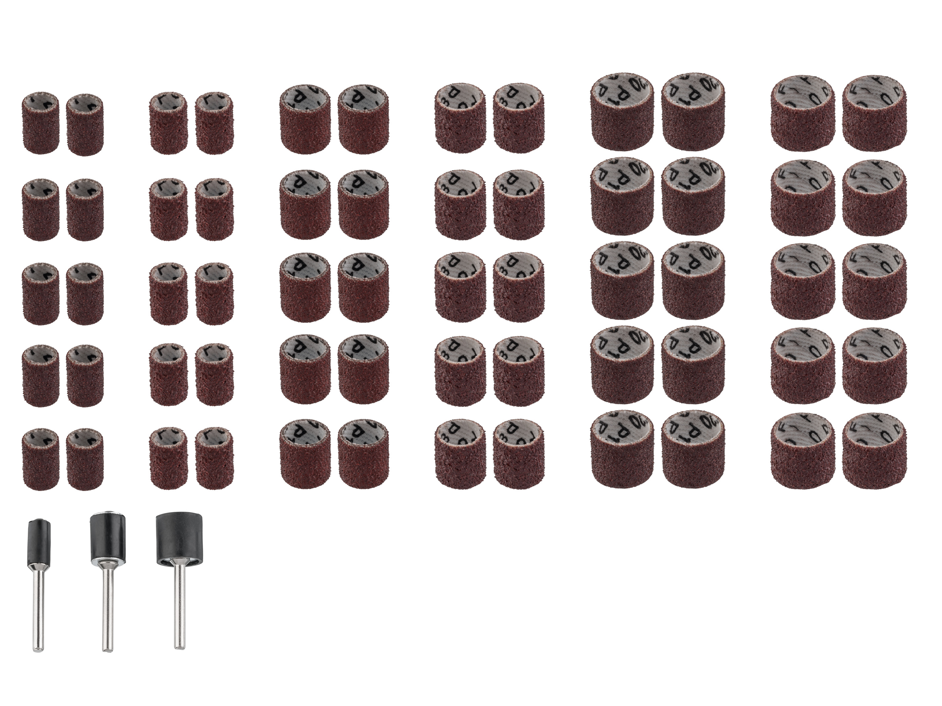 PARKSIDE Accessoires voor fijnboorslijpmachine (Schuurset 63-delig.)