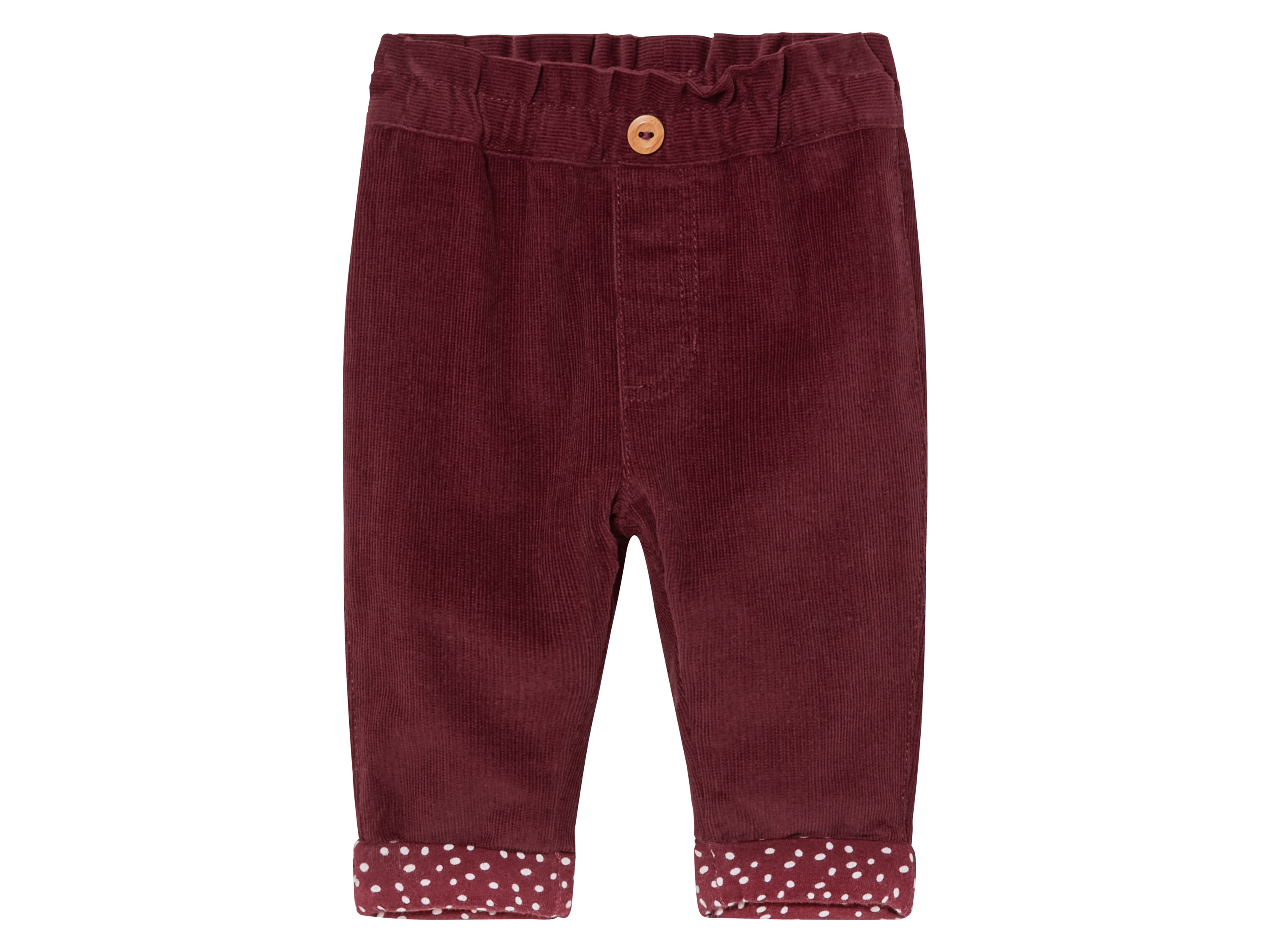 lupilu Baby corduroy broek (86/92, Donkerrood)