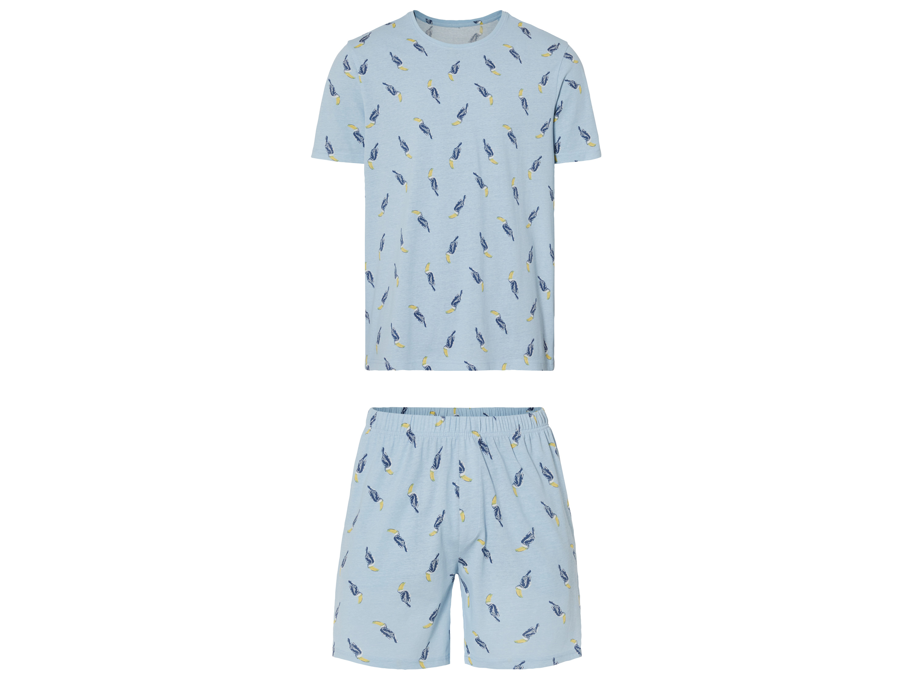 LIVERGY Heren pyjama (XXL (60/62), Vogels)
