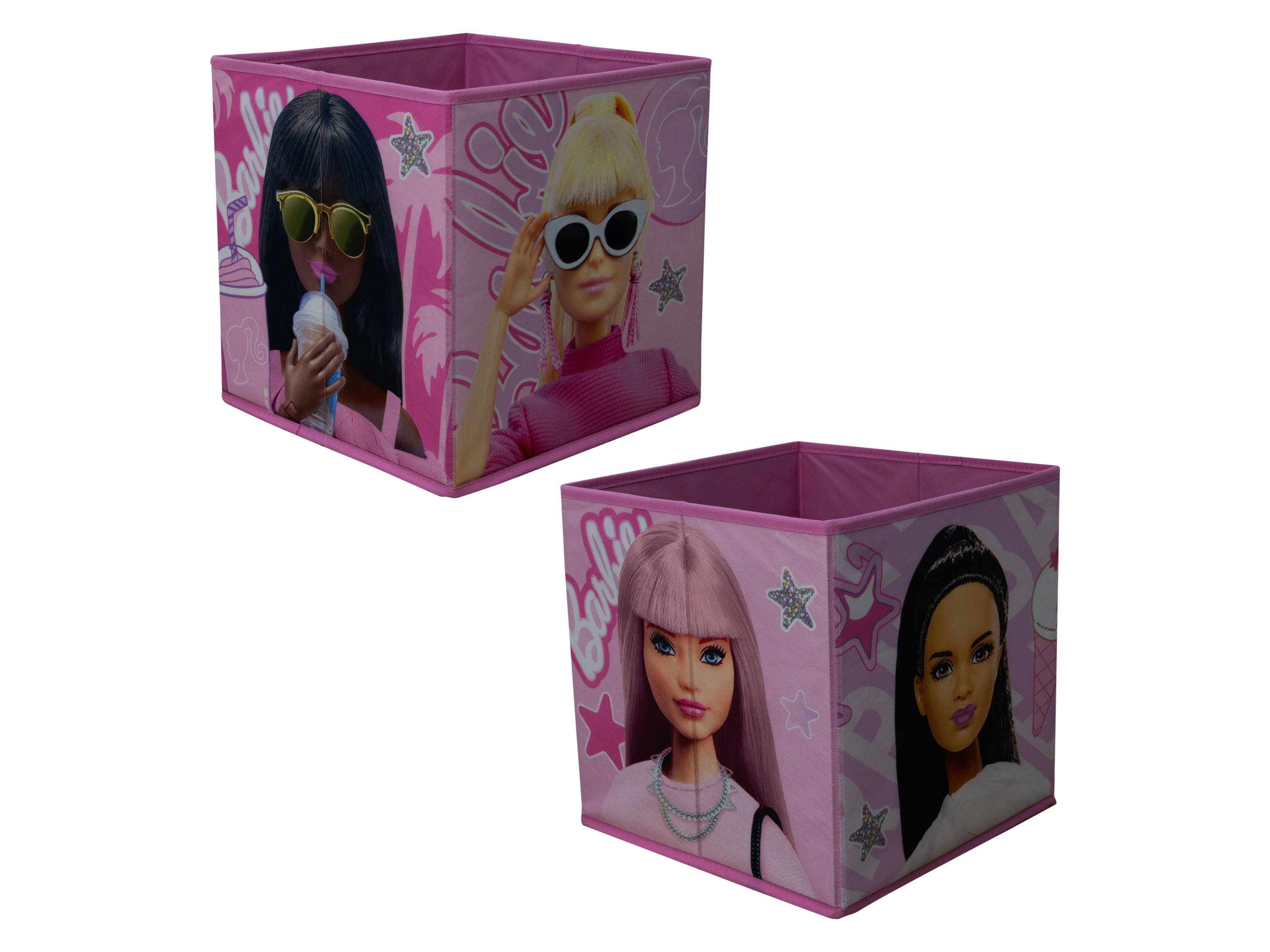 Barbie 2 opbergboxen (Roze)