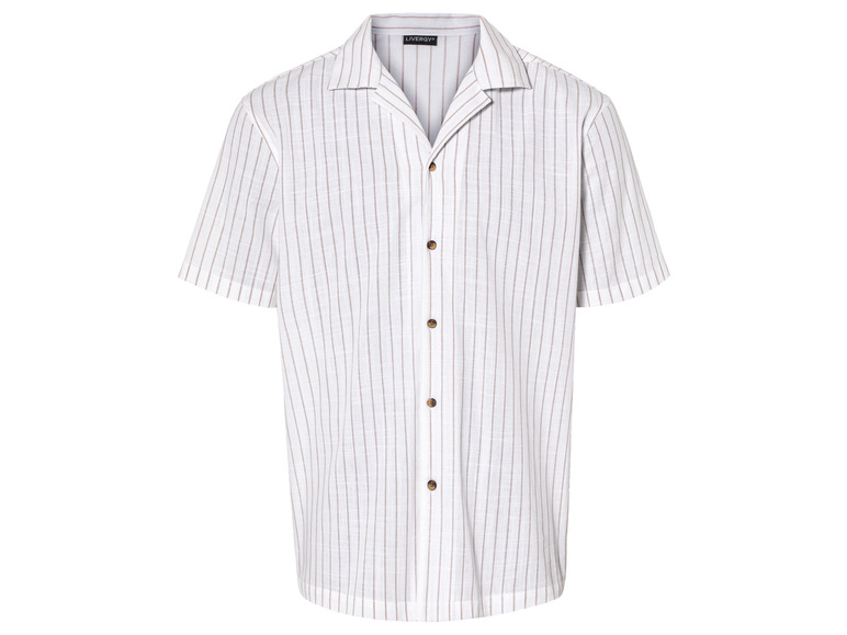 Heren hemd (XL (43/44), Wit gestreept)