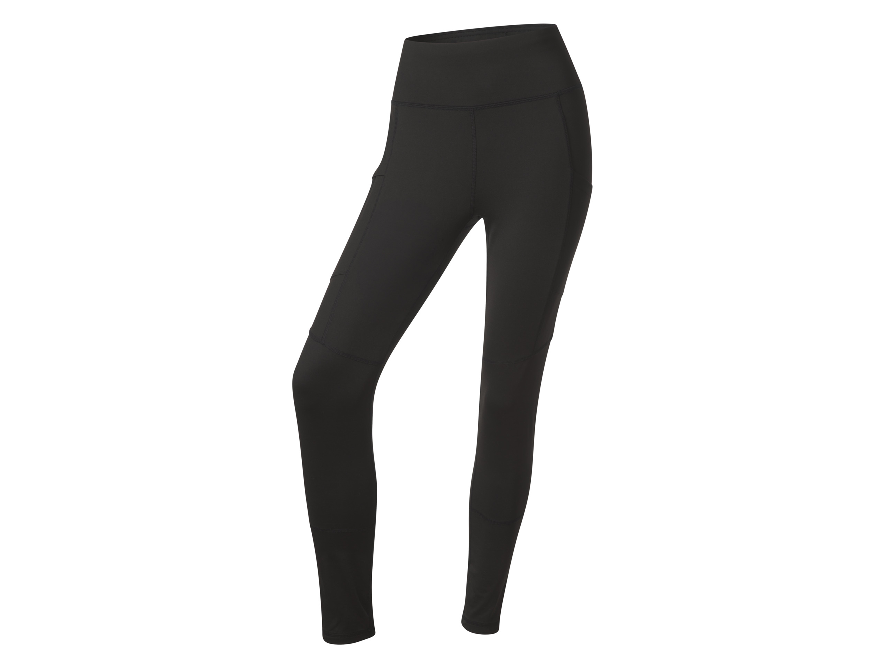 CRIVIT Dames thermo sportlegging (S (36-38), Zwart)