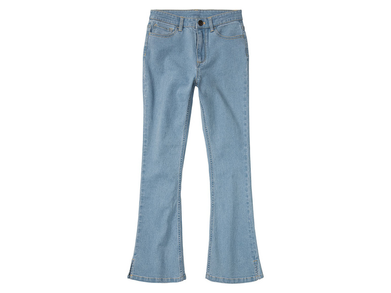 pepperts! Meisjes jeans flare fit (140, Lichtblauw)