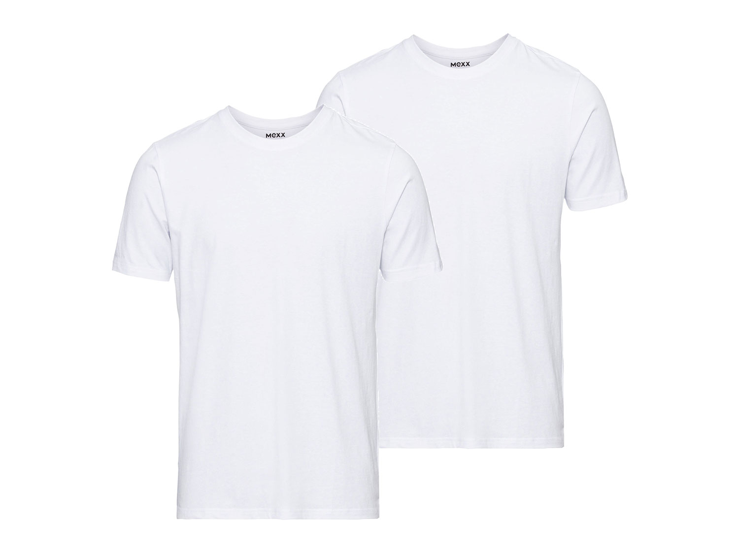 MEXX Heren T-shirt (XXL, Wit, Ronde hals)