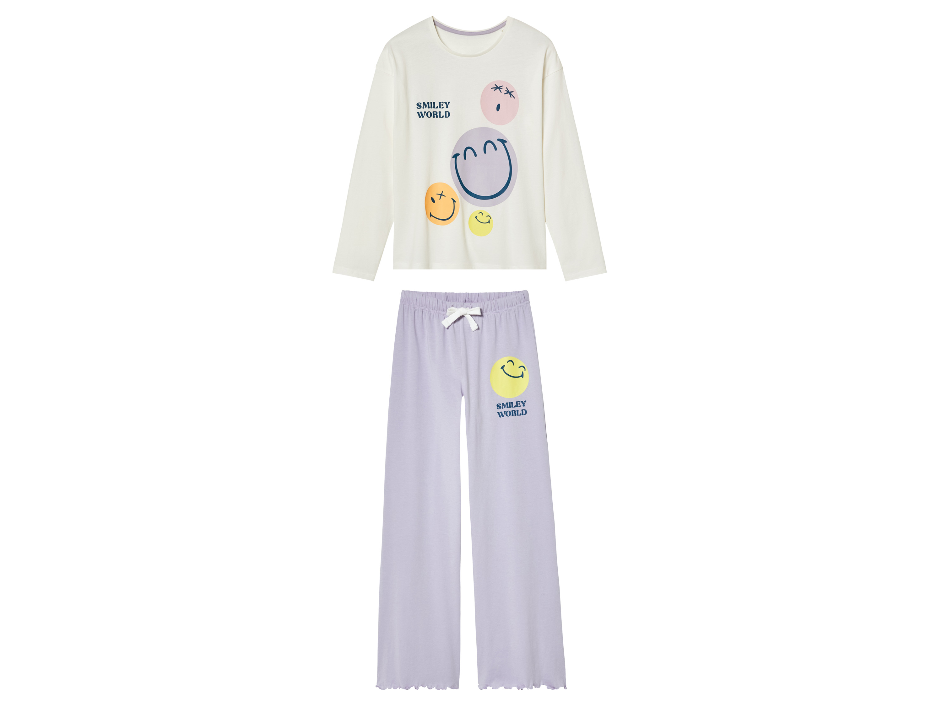 Kinder pyjama (158/164, Wit)