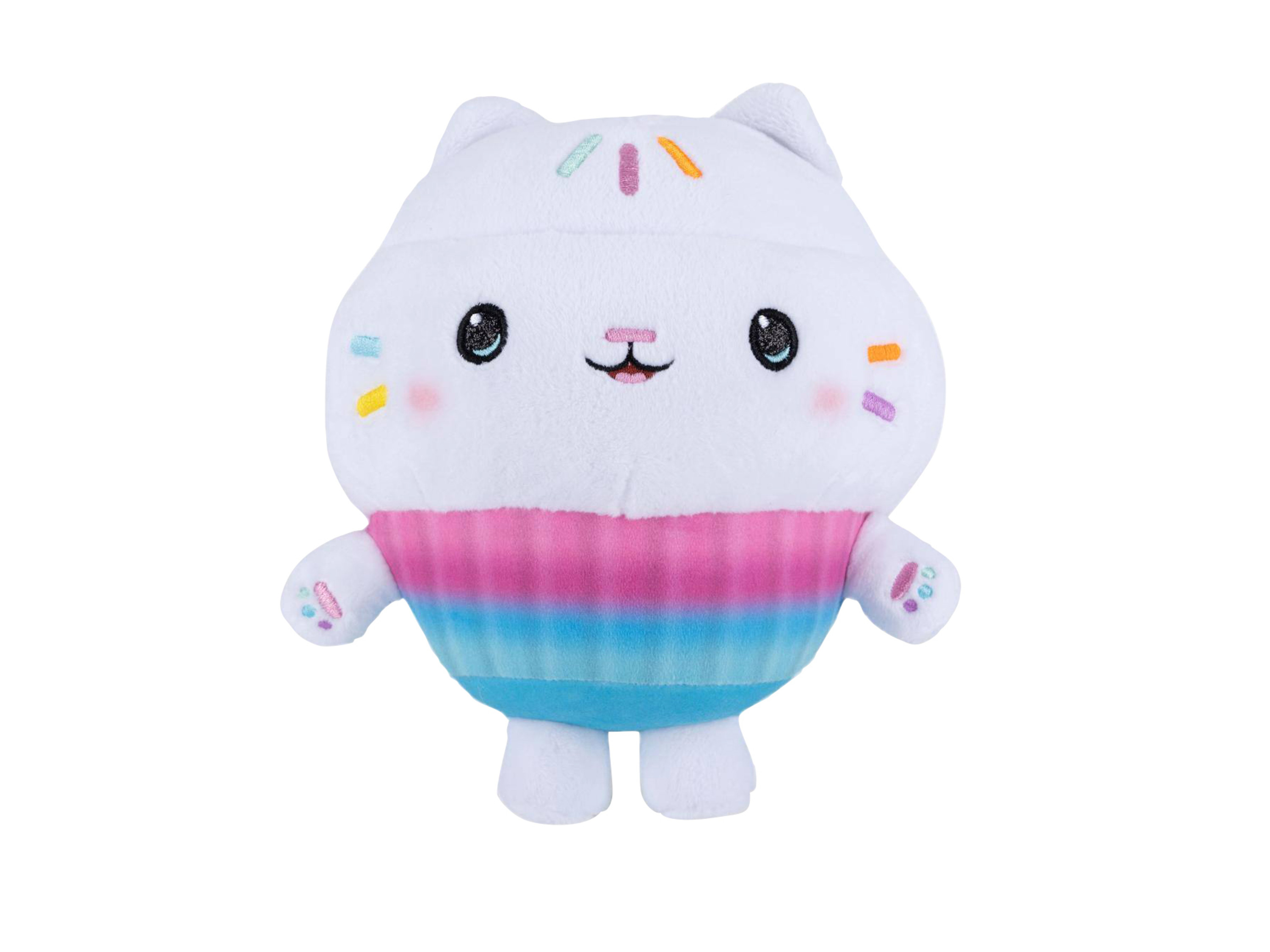 Cakey - Gabby’s Poppenhuis Pluche Knuffel 22 cm {Gabby's Dollhouse Plush Toy | Speelgoed Knuffeldier Knuffelpop voor kinderen jongens meisjes | Gabby, Cakey, Kitty Fee, Meerminkat,