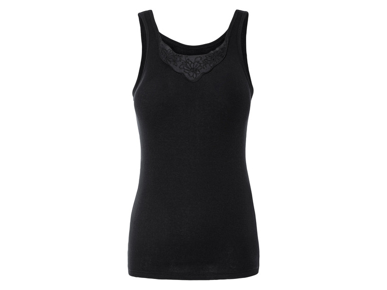 esmara Dames onderhemd (XL (48/50), Zwart)