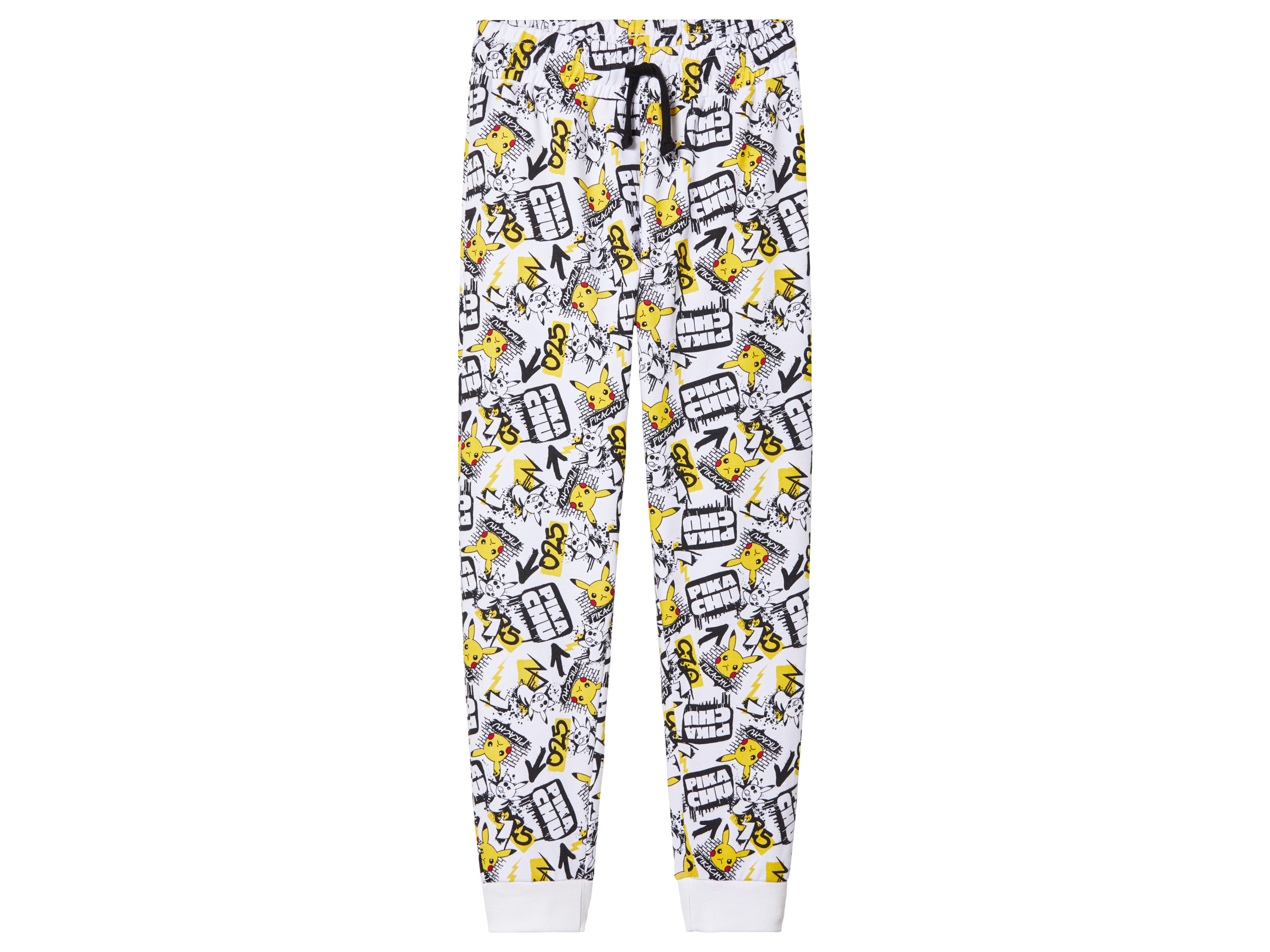 Jongens joggingbroek (134/140, Pokemon/wit)