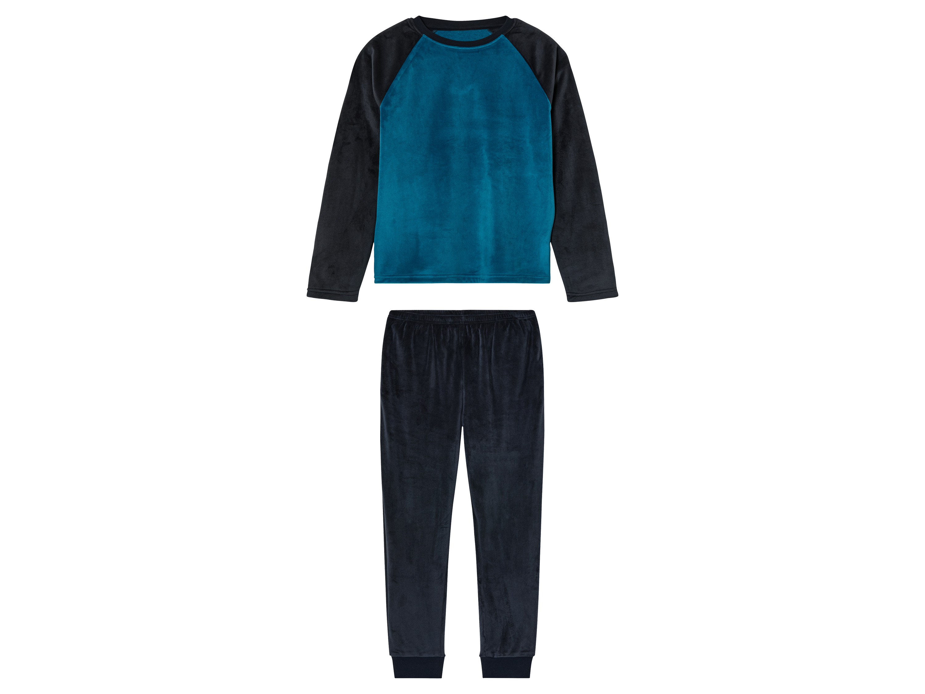 pepperts! Kinder pyjama (134-140, Turquoise/donkerblauw)