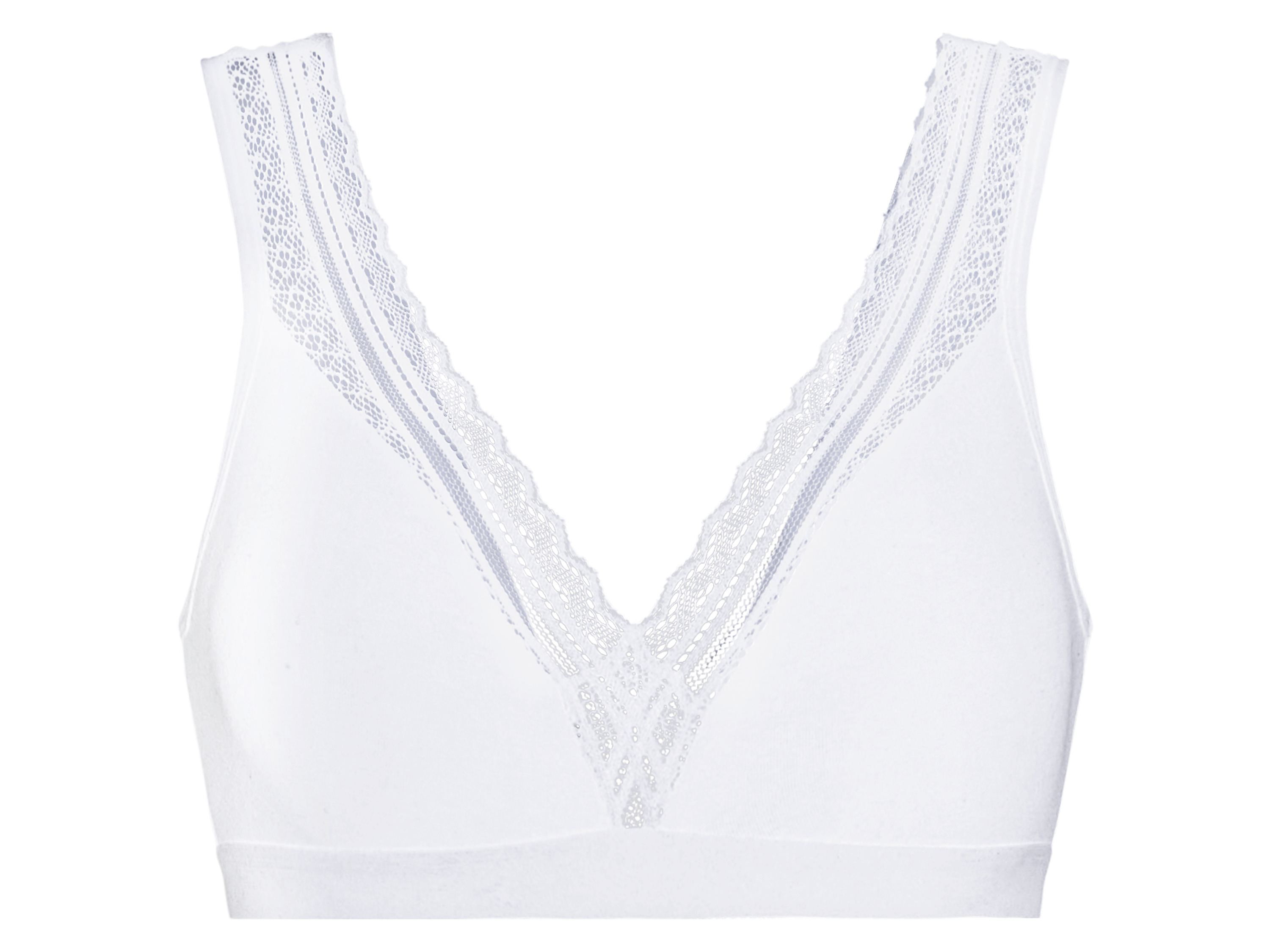 esmara Dames bralette (L (44-46), Wit)