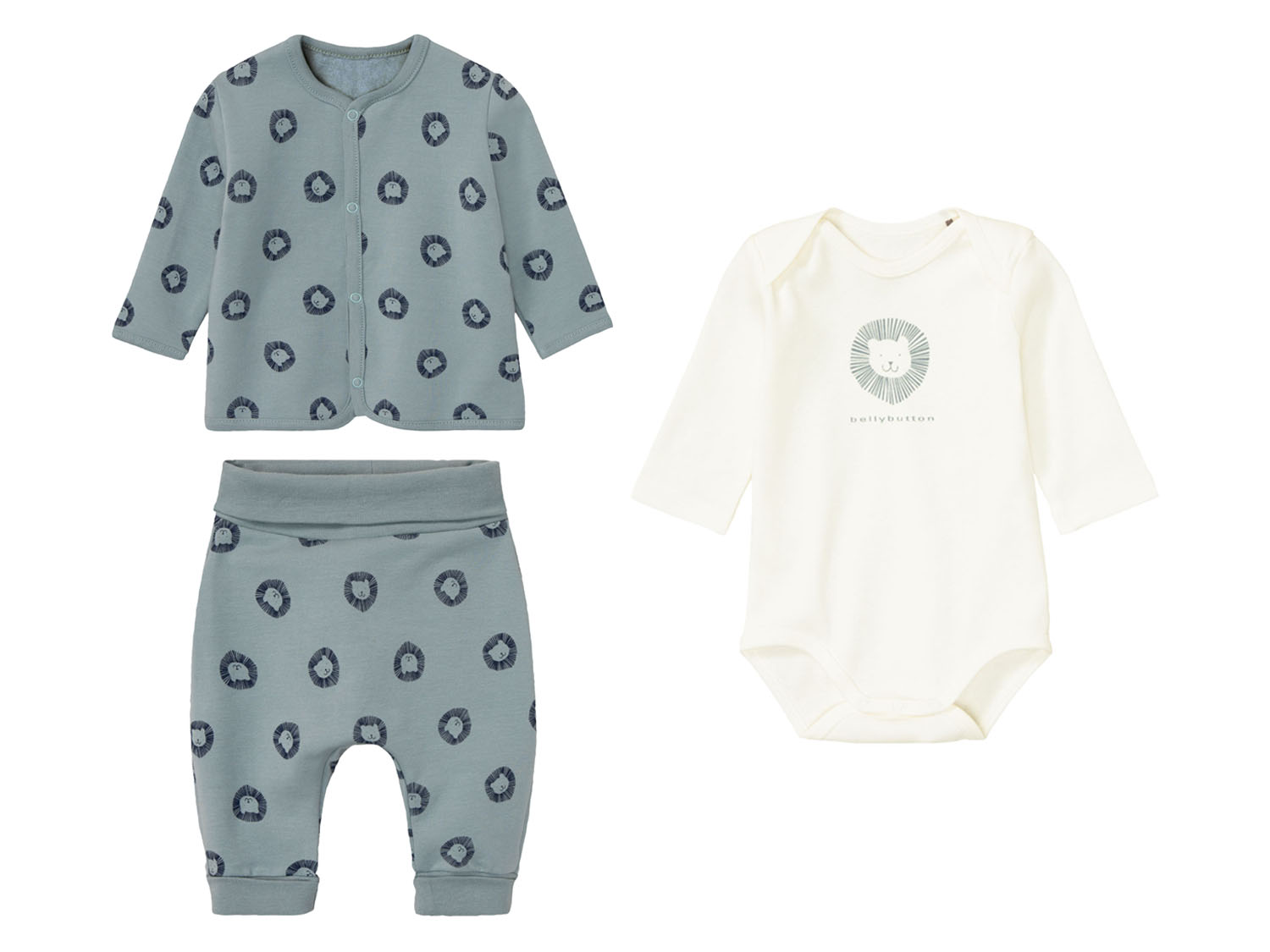 bellybutton Baby meisjes-jongens cadeauset, met bi (56, Blauw)