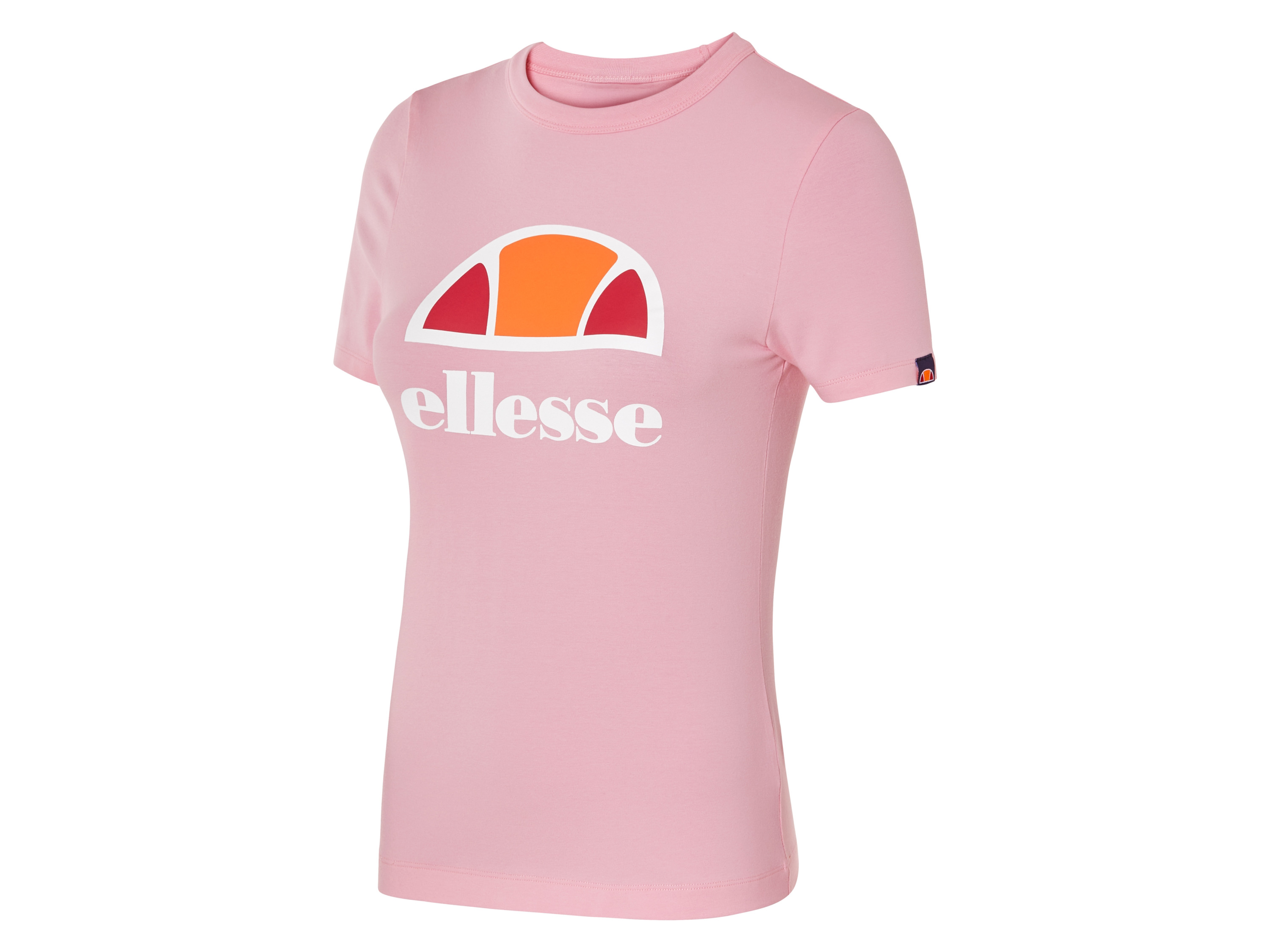 Ellesse Dames T-shirt of croptop (roze (t-shirt), L)