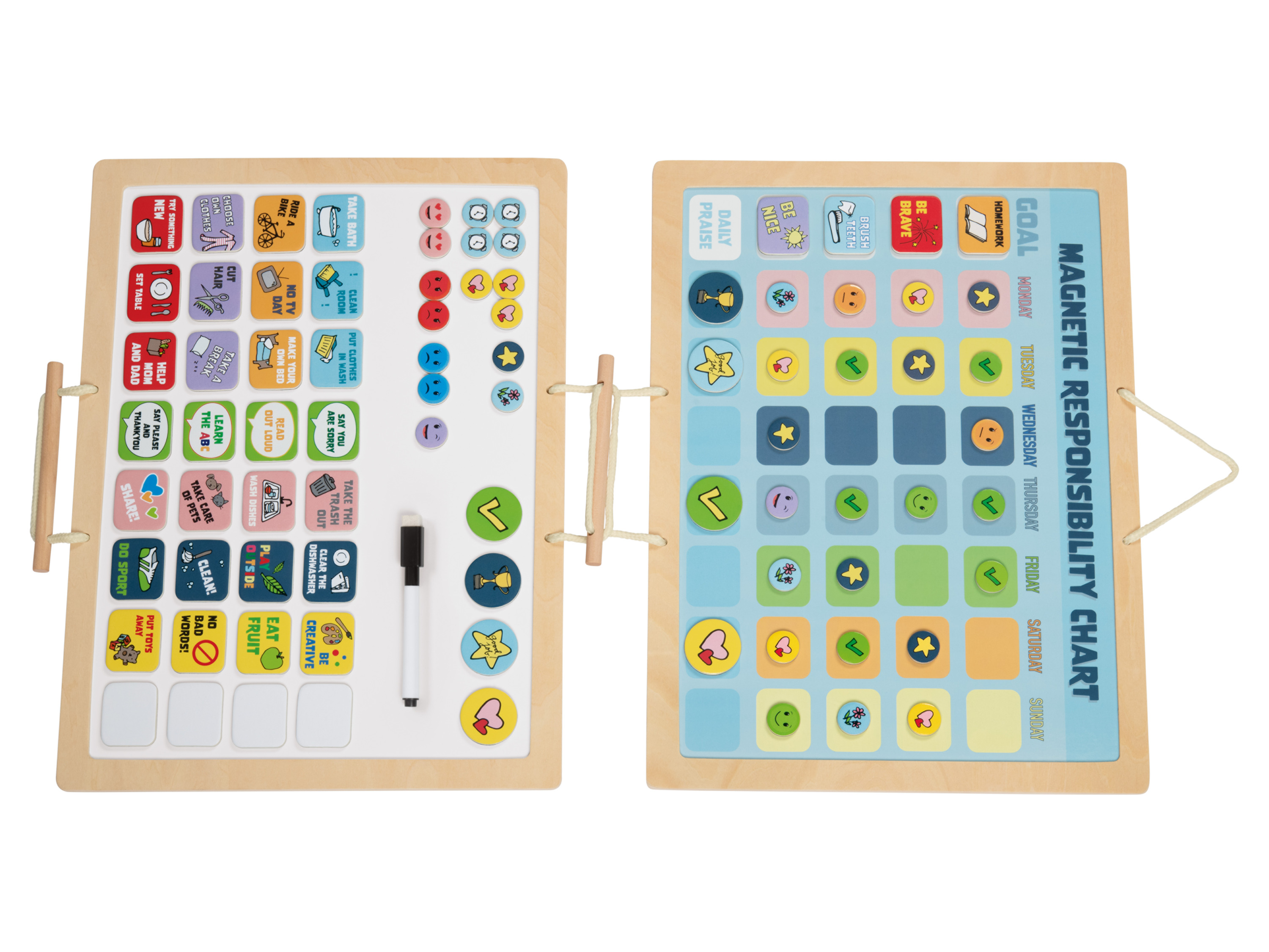 Playtive Magnetische urenplanning en kalender (Magnetische kalender)