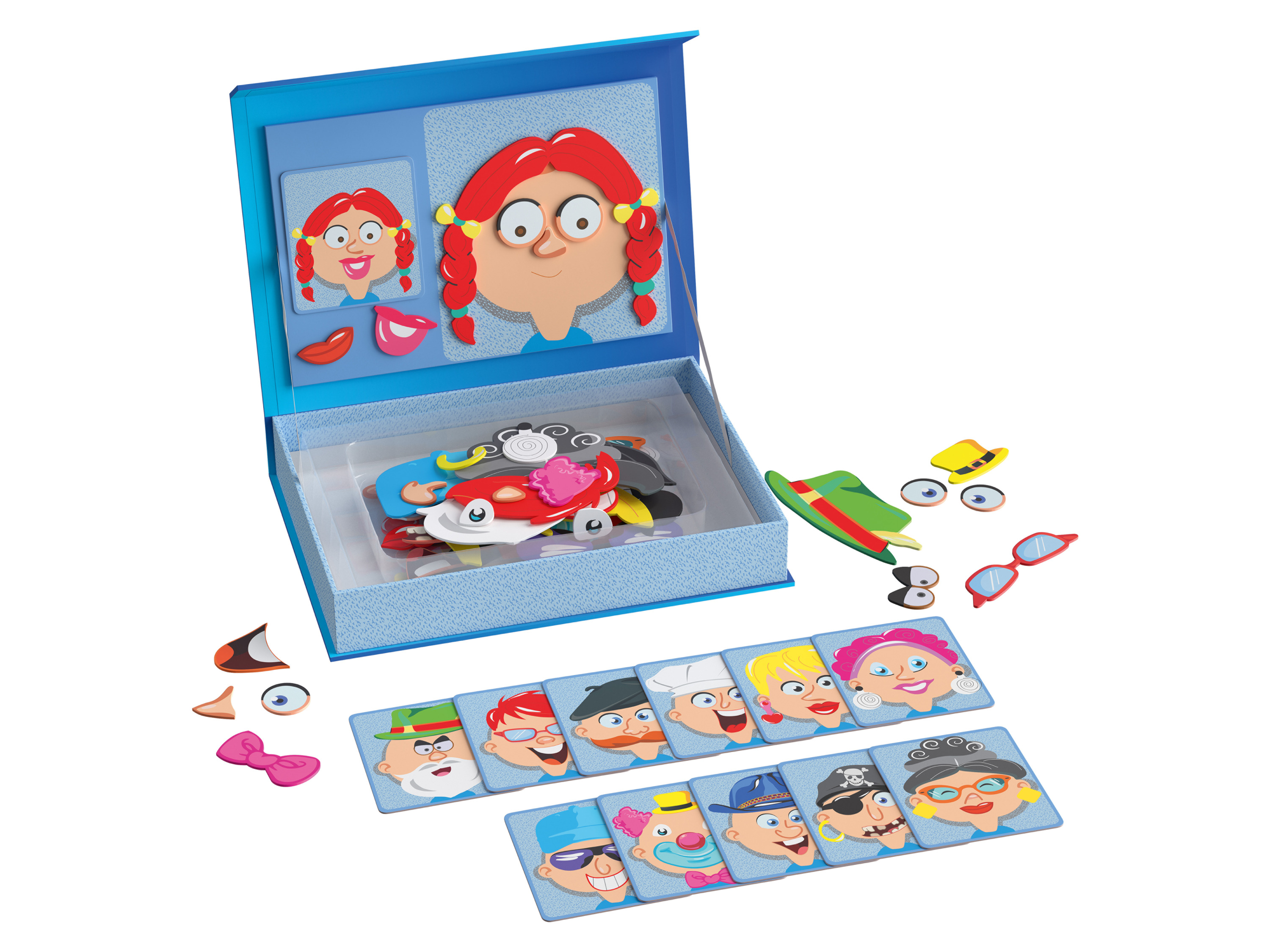 Playtive Magnetische puzzel (Gezichten)