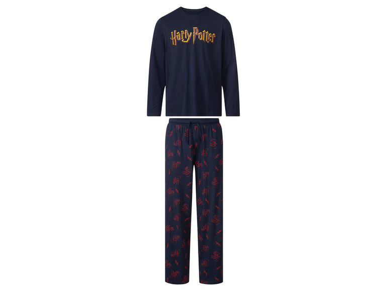 Heren pyjama (S (44/46), Marineblauw)