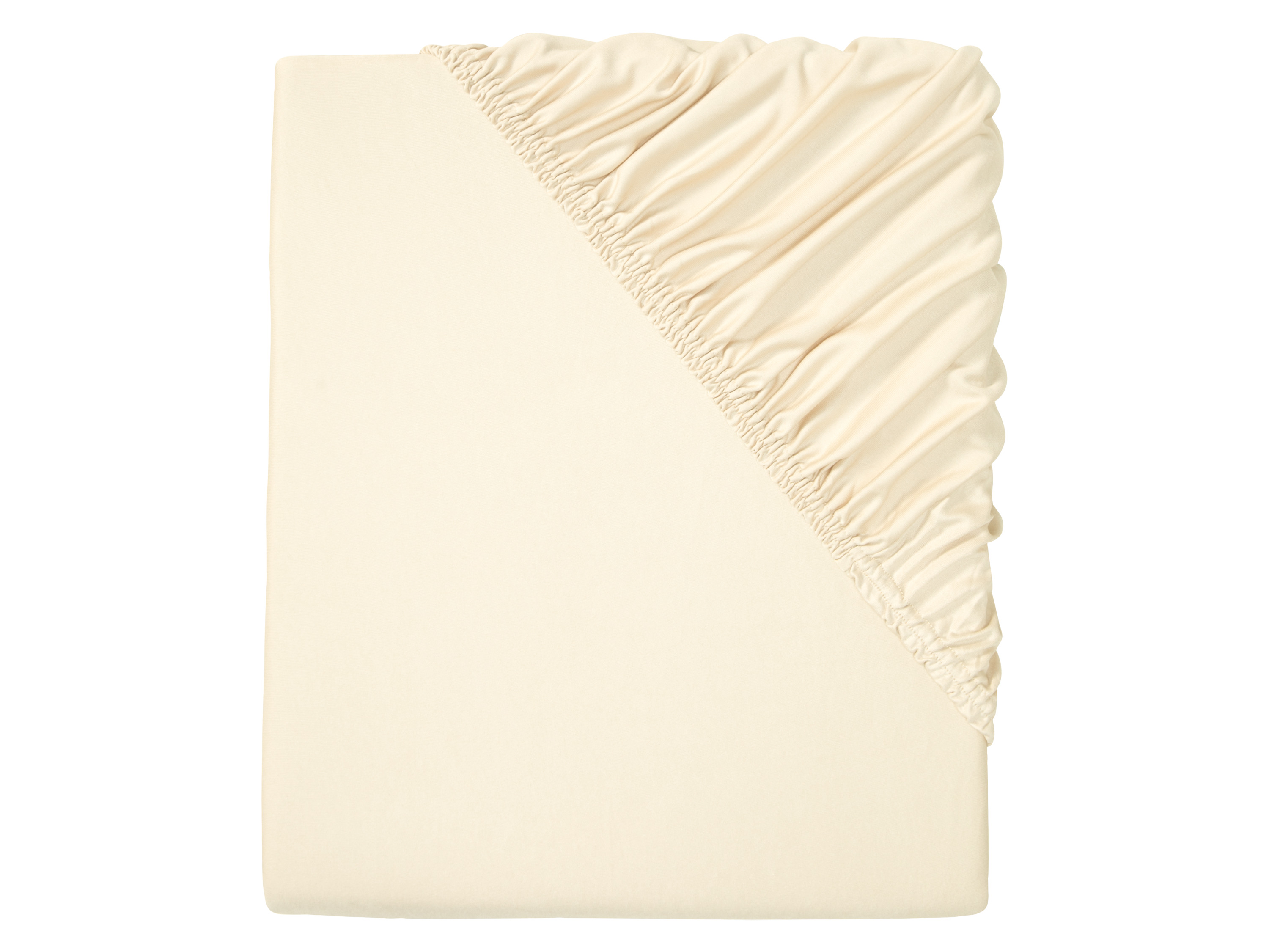 LIVARNO home Microvezel-jersey hoeslaken 180-200 x 200 cm (Beige)