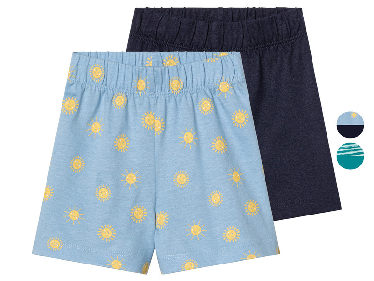 Ga naar volledige schermweergave: lupilu® 2 baby shorts - afbeelding 1