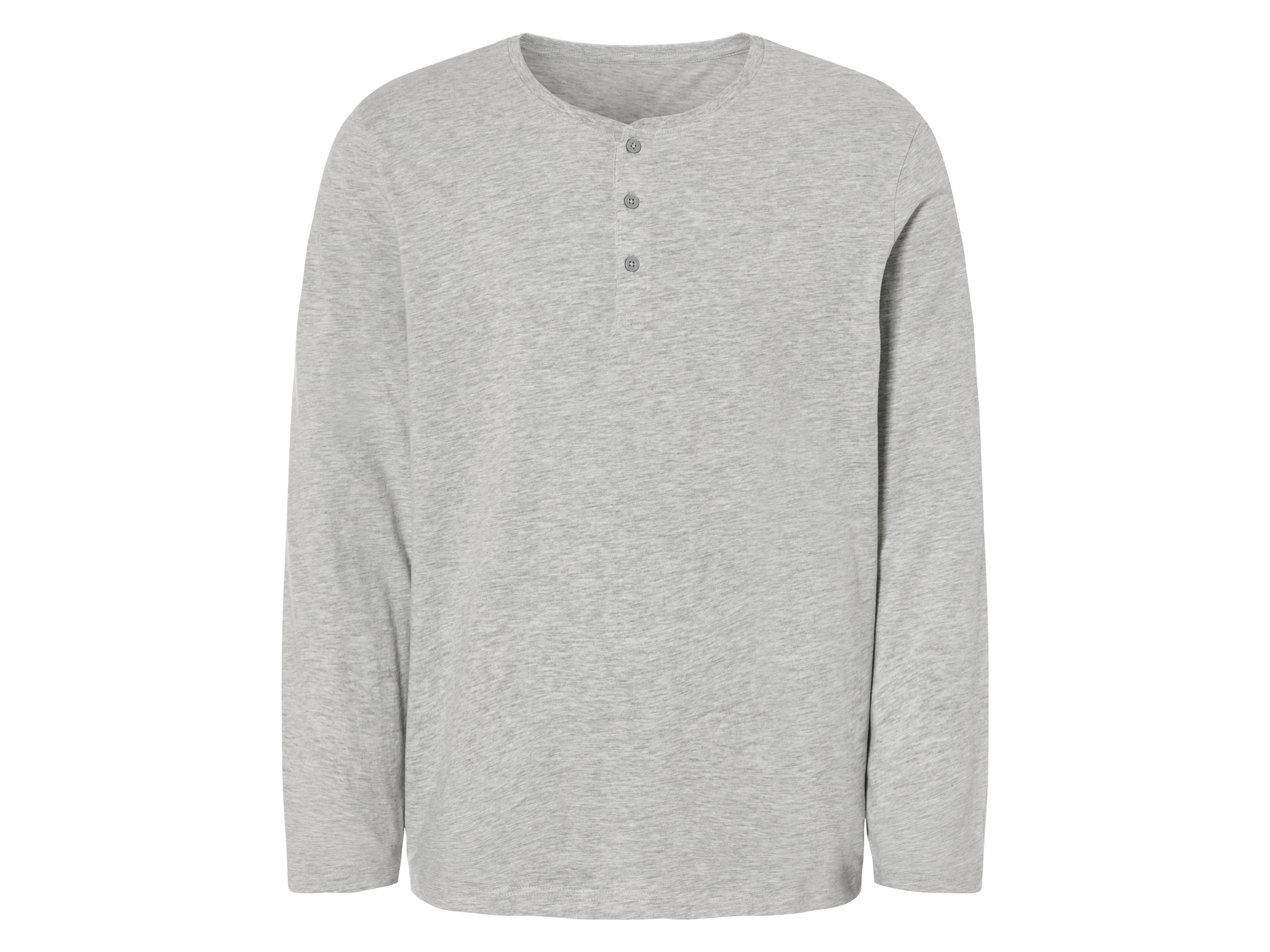 LIVERGY Heren slaapshirt (L (52/54), Grijs)