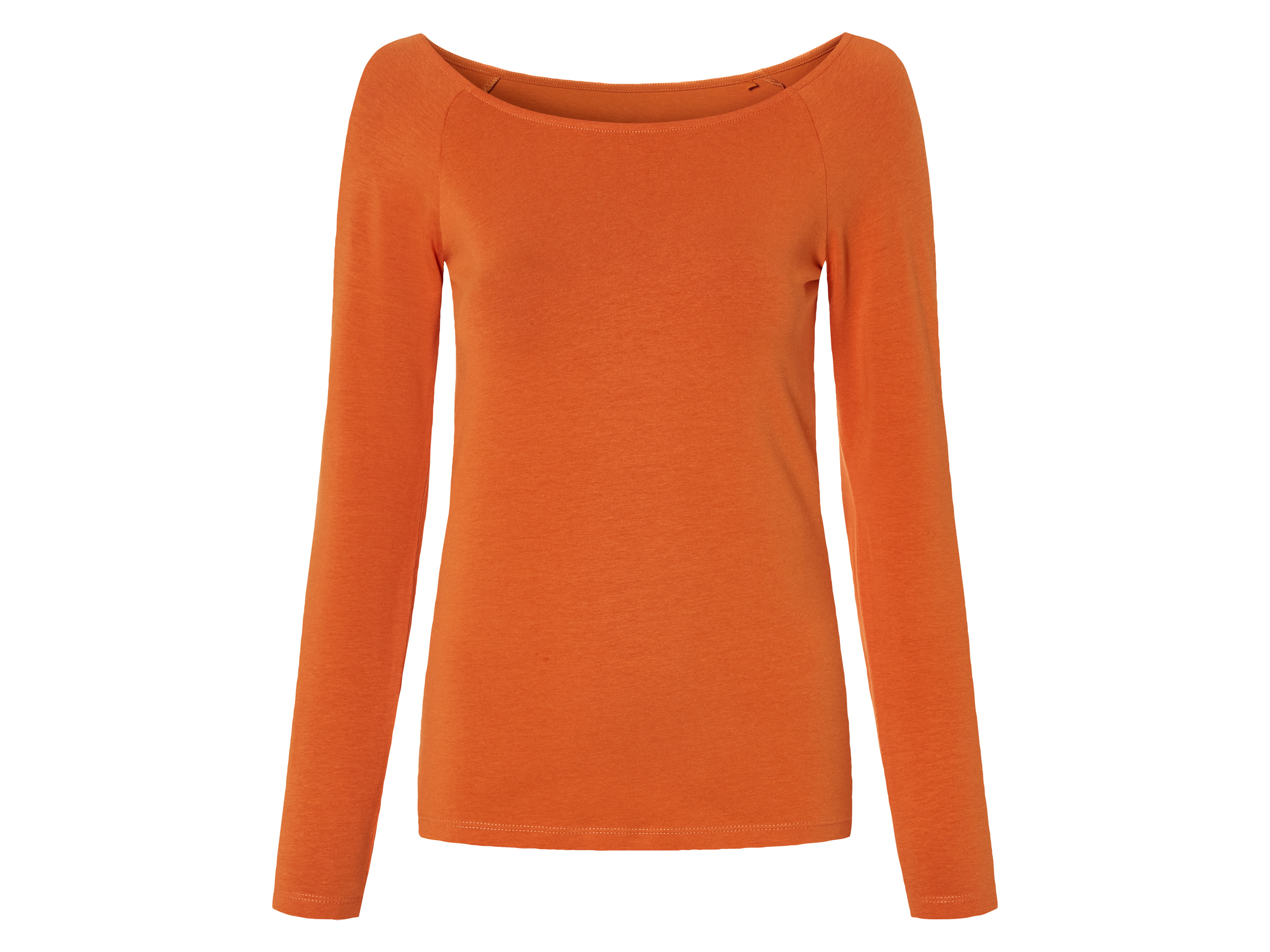 esmara Dames shirt met lange mouwen (XS (32/34), Oranje)