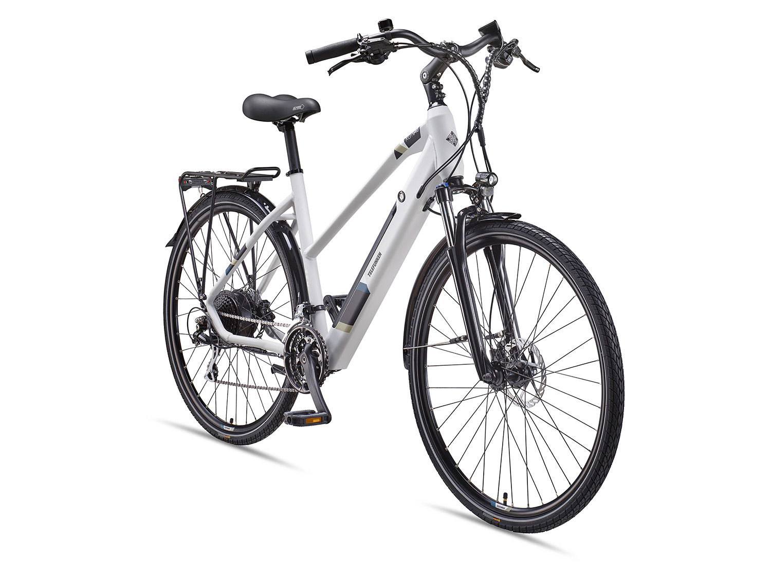 TELEFUNKEN E-bike Trekking XC940 Expedition 28" (28", Krijt)