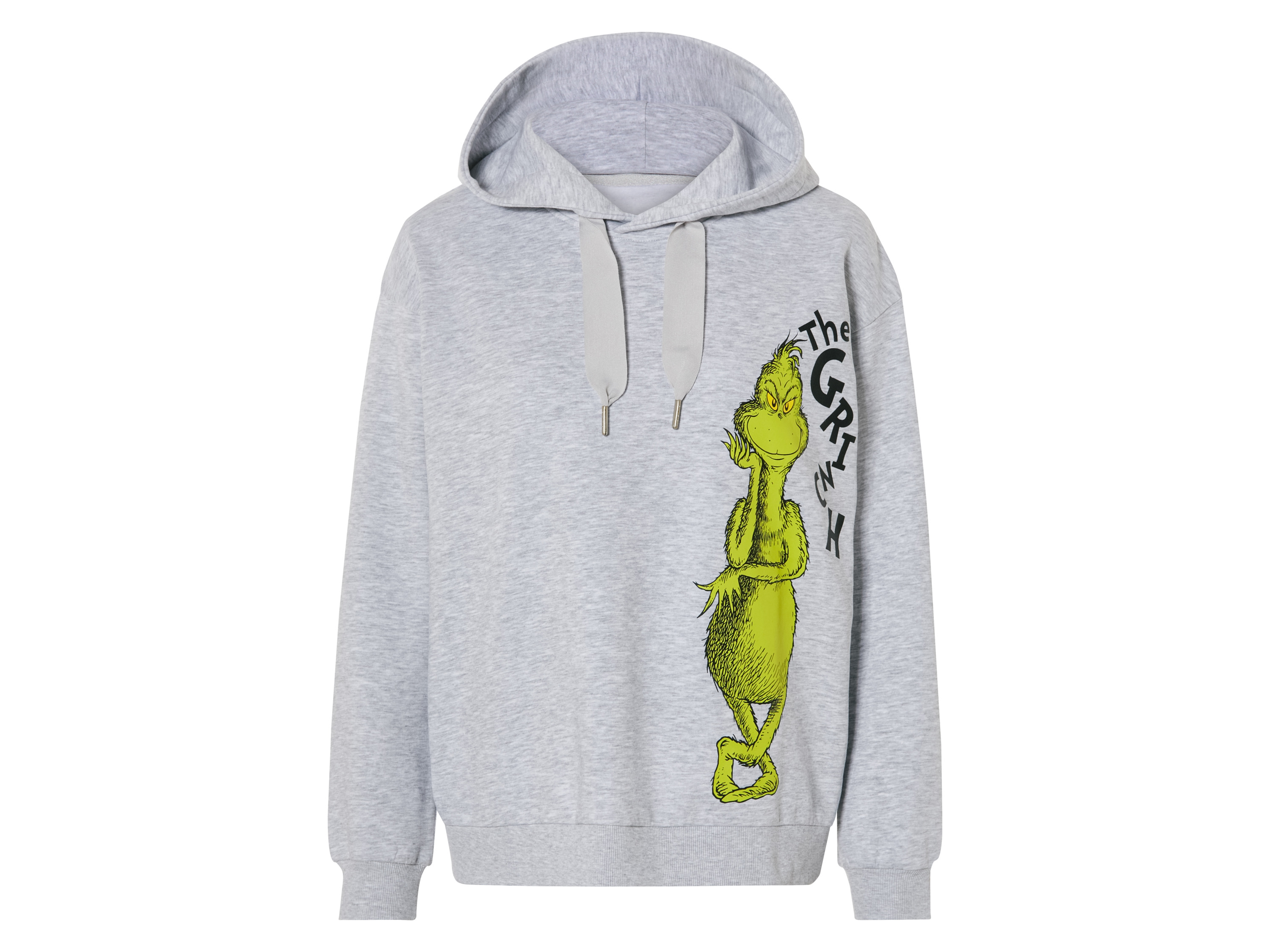 Dames Grinch hoodie (S(36/38), Grijs)