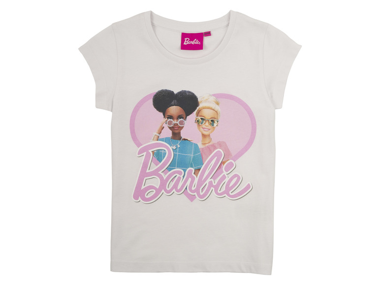 Barbie Meisjes T-shirt (98/104, Wit)