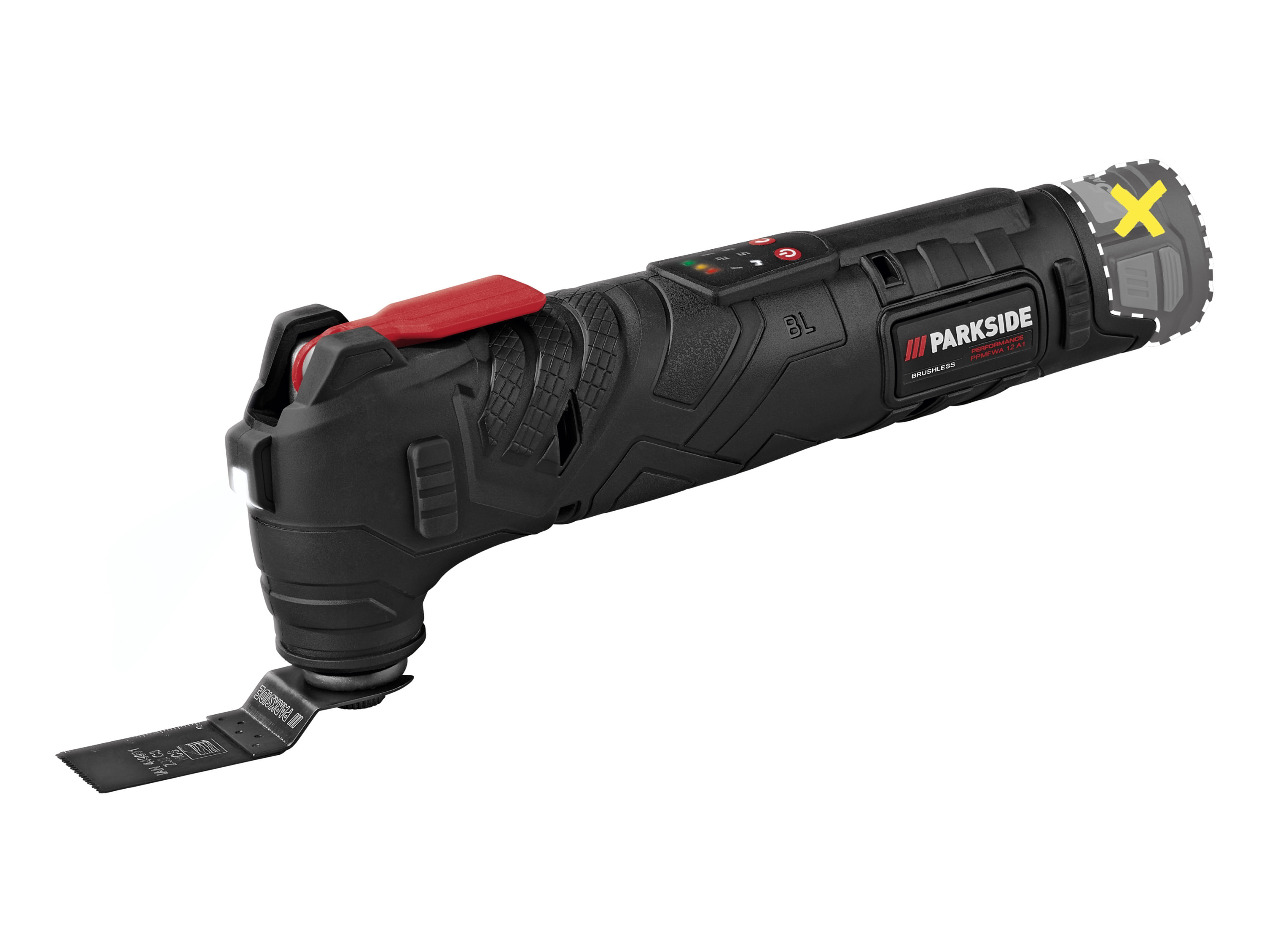 PARKSIDE PERFORMANCE Accu-multitool 12V zonder accu