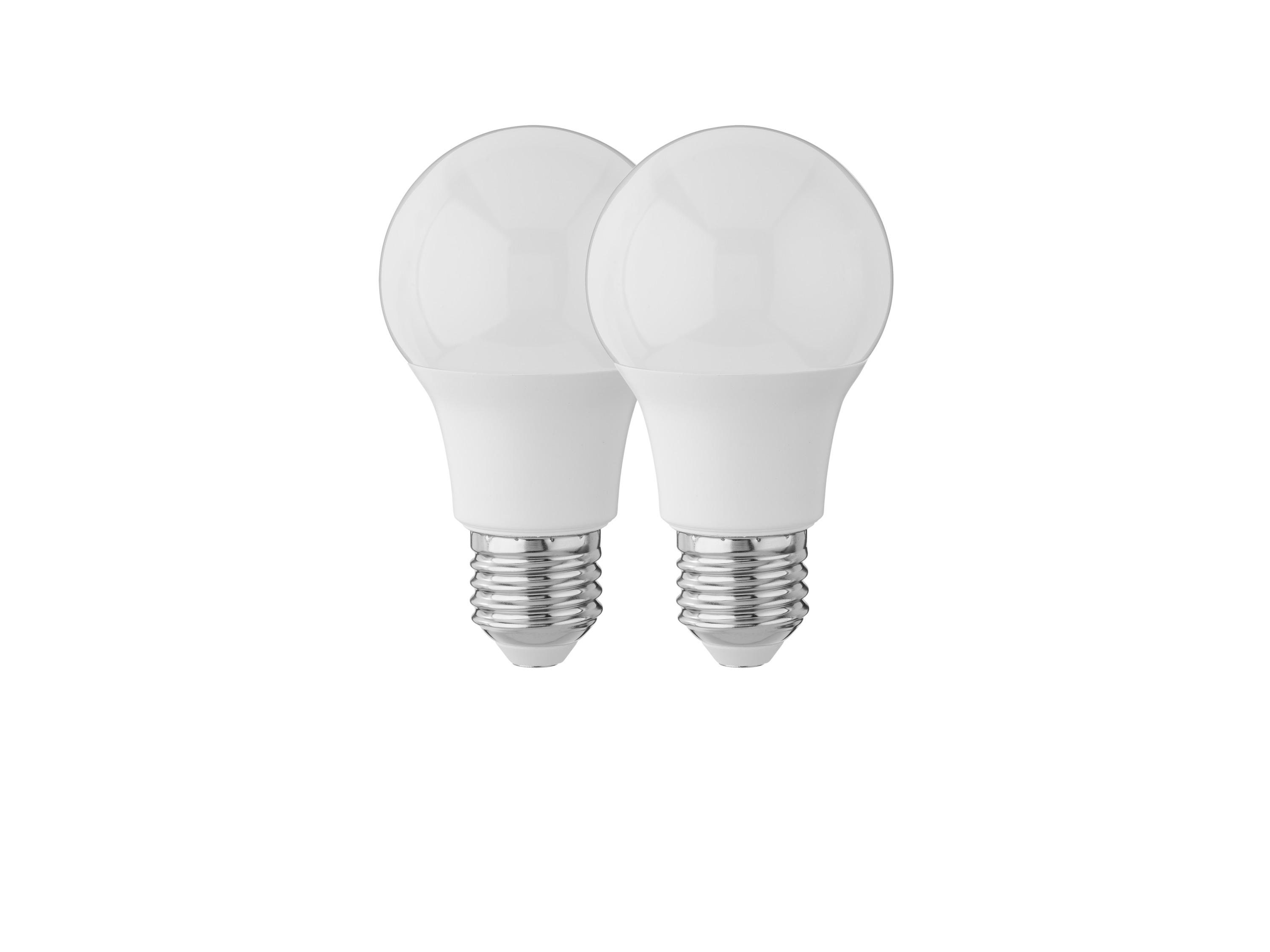 LIVARNO home LED-lampen (LED, E27, peer, 470 lm, 2 stuks)