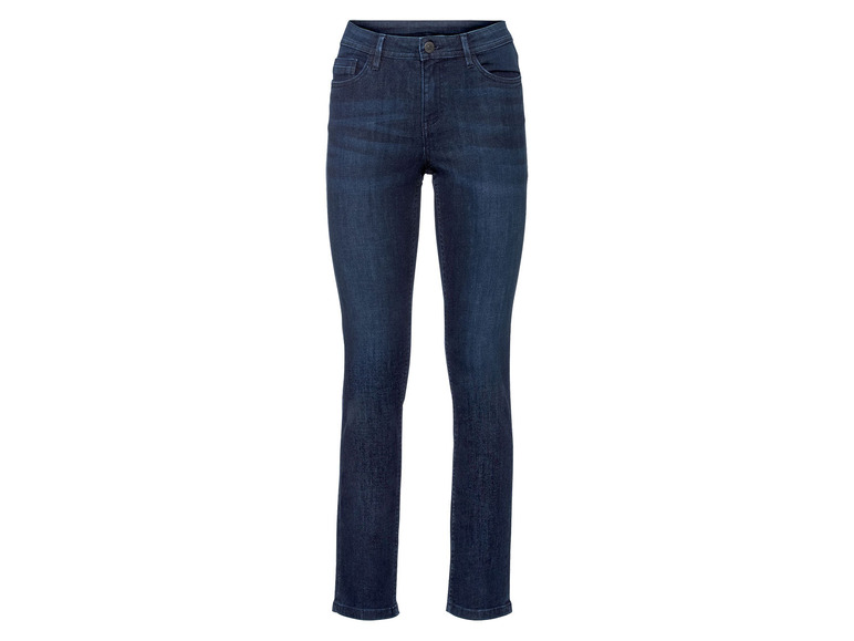 esmara Dames jeans - slim fit (vrouwelijk, 40, Donkerblauw)