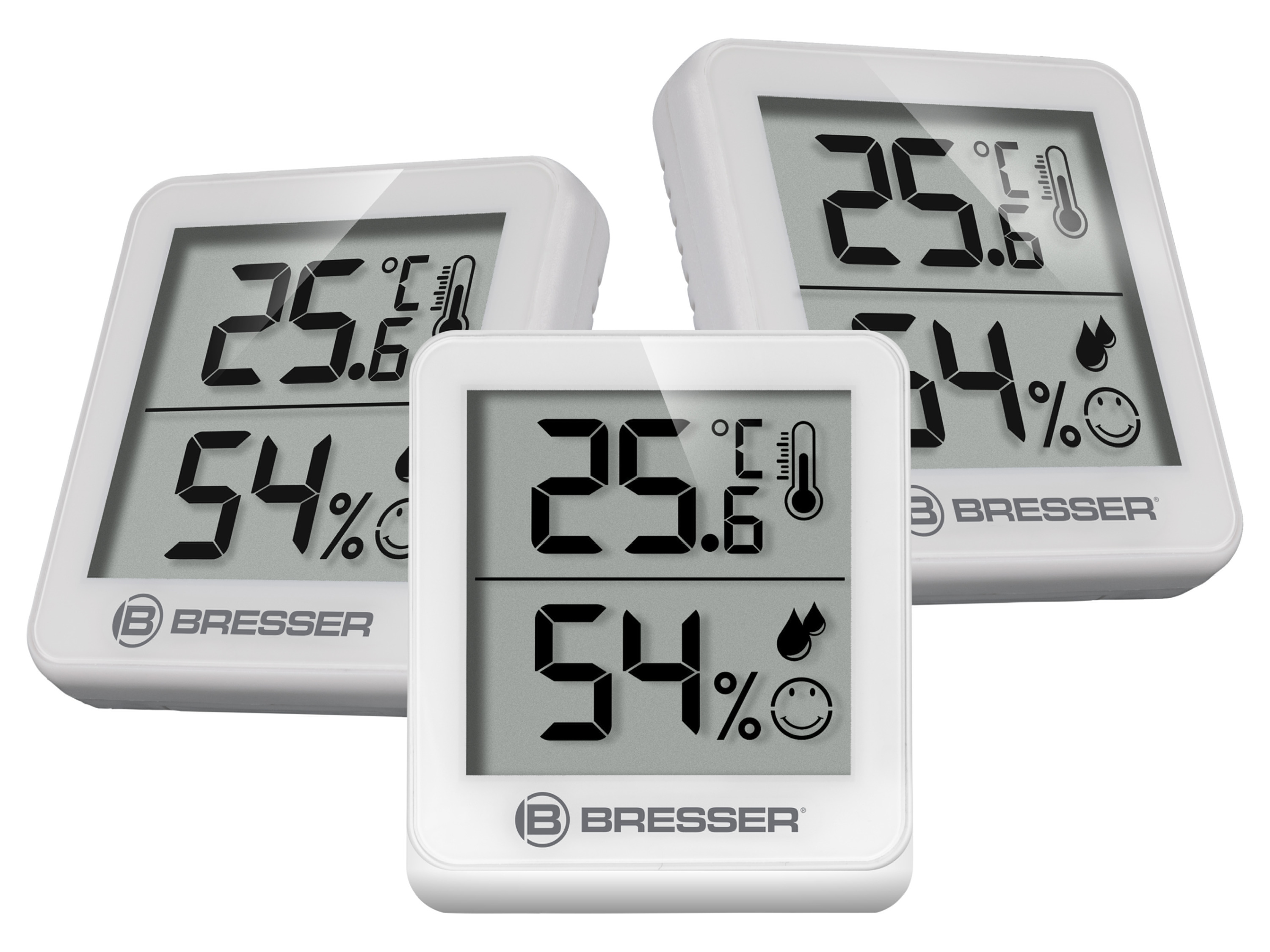 BRESSER Thermo-hygrometer set van 3