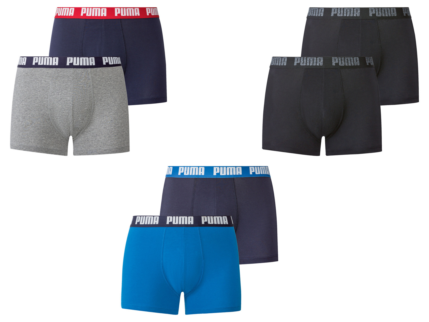 bolvormig activering beginsel Puma 2 heren boxershorts online kopen | LIDL