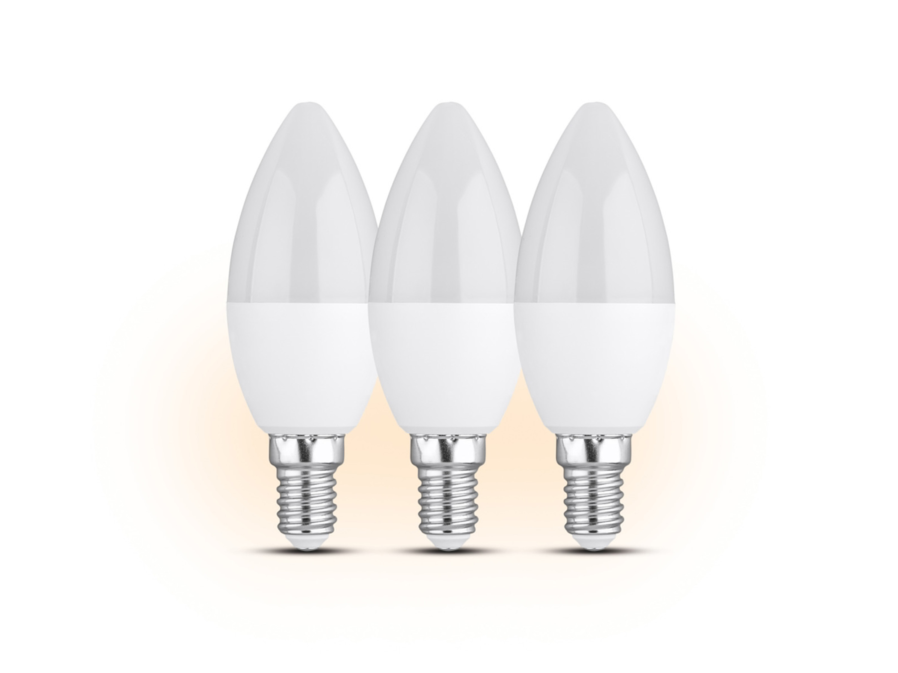 LIVARNO home 2 of 3 LED-lampen E27 / E14 (3 kaarsen 4,2W E14)