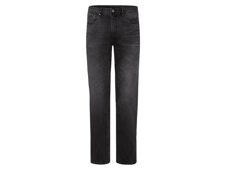 Heren jeans straight fit (56 (40/32), Grijs)