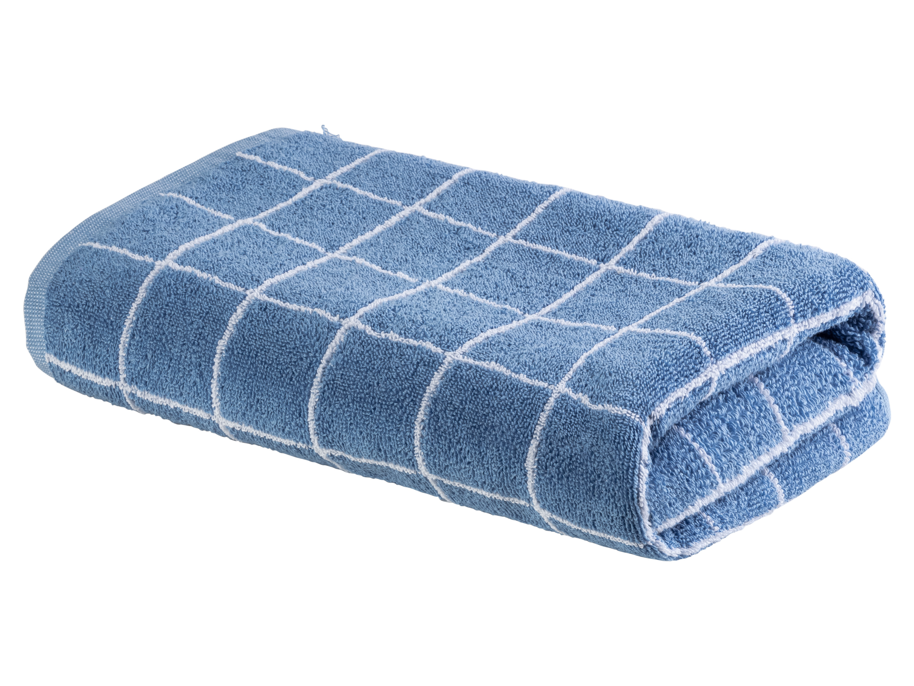 LIVARNO home Badhanddoek 70 x 140 cm (Blauw)