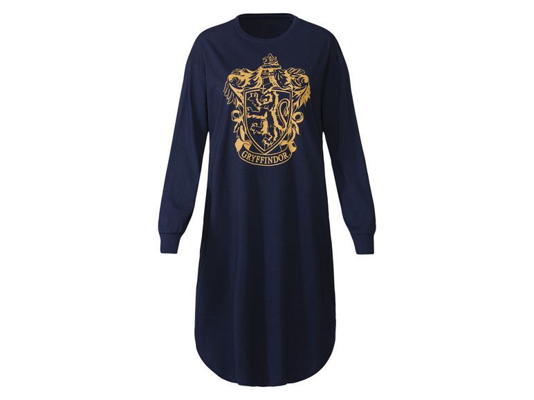 Harry Potter damesnachthemd (vrouwelijk, M (40/42), Marineblauw)