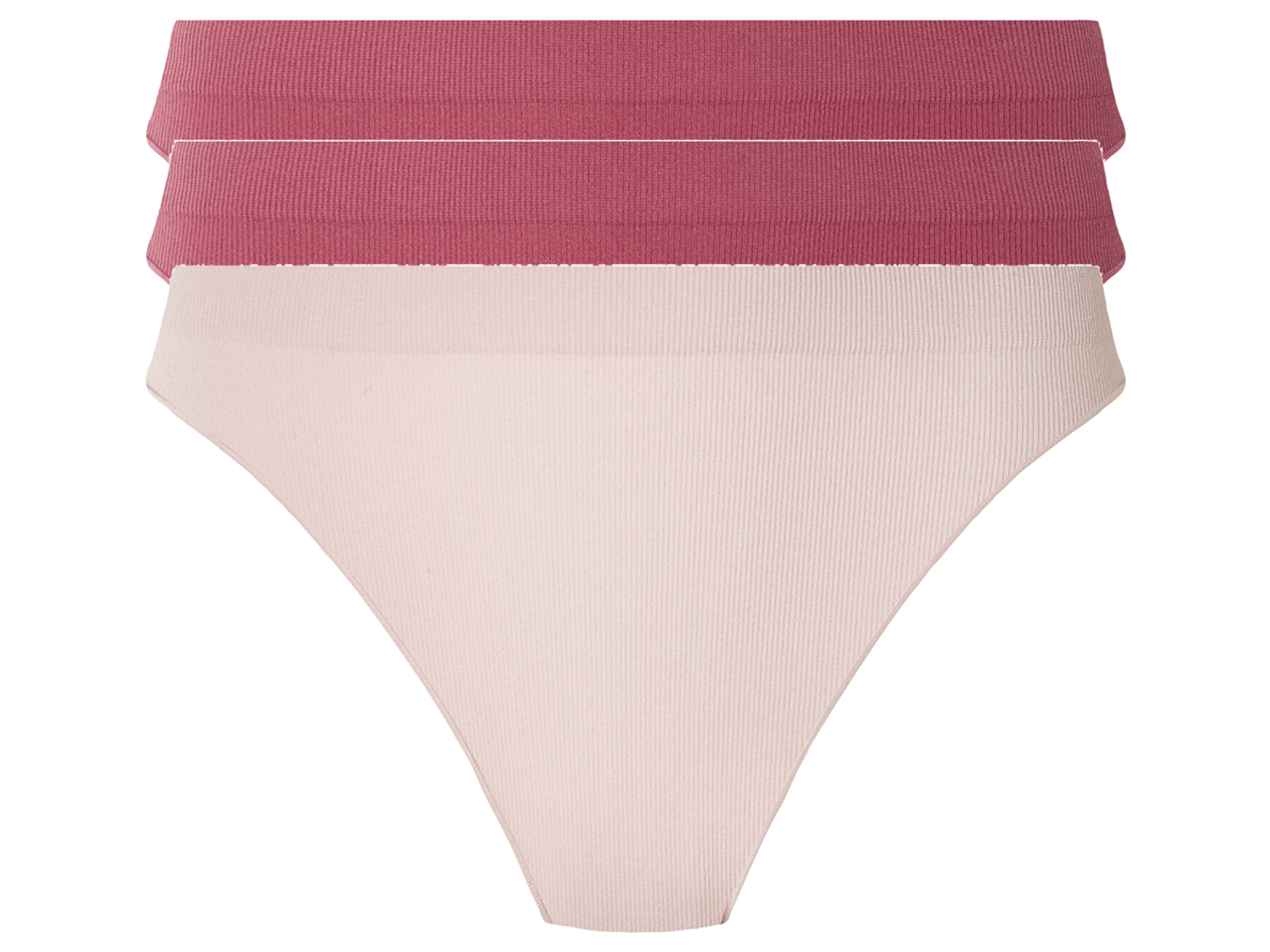 esmara 3 dames strings (M (40/42), Rood/roze)