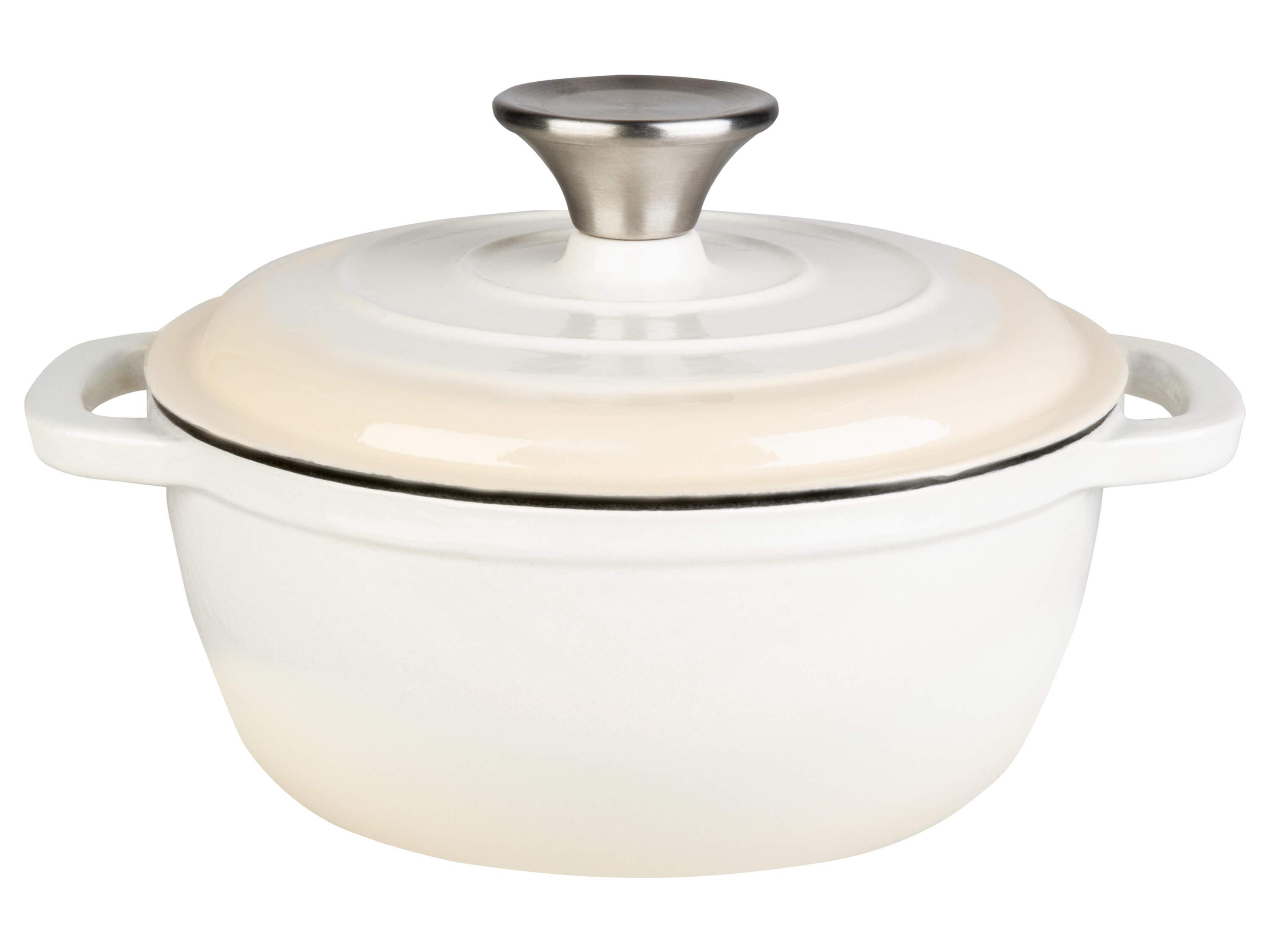 LIVARNO home Gietijzeren pan Ø 16,5 cm (Beige)