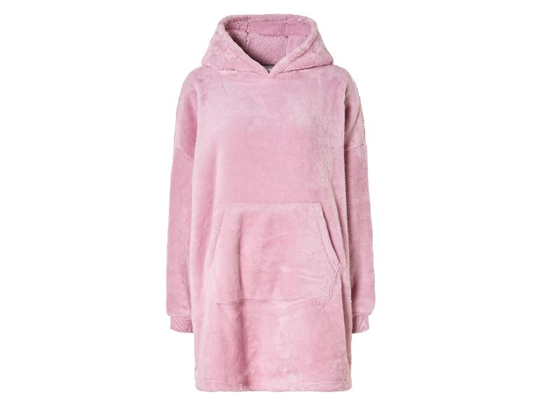 Ga naar volledige schermweergave: Pluchen oversized hoodie - afbeelding 5