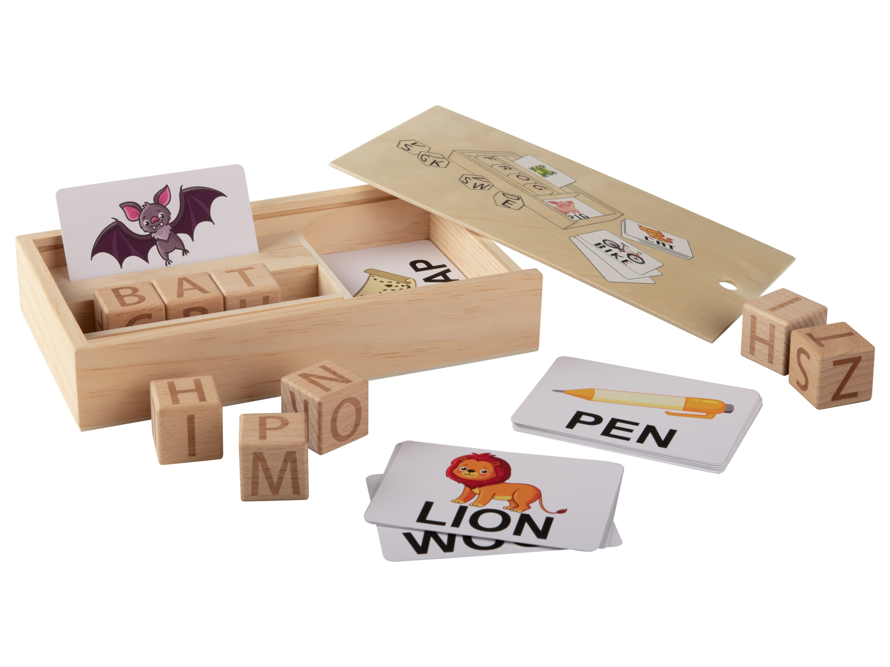 Playtive Houten Montessori speelgoed (Kaarten)