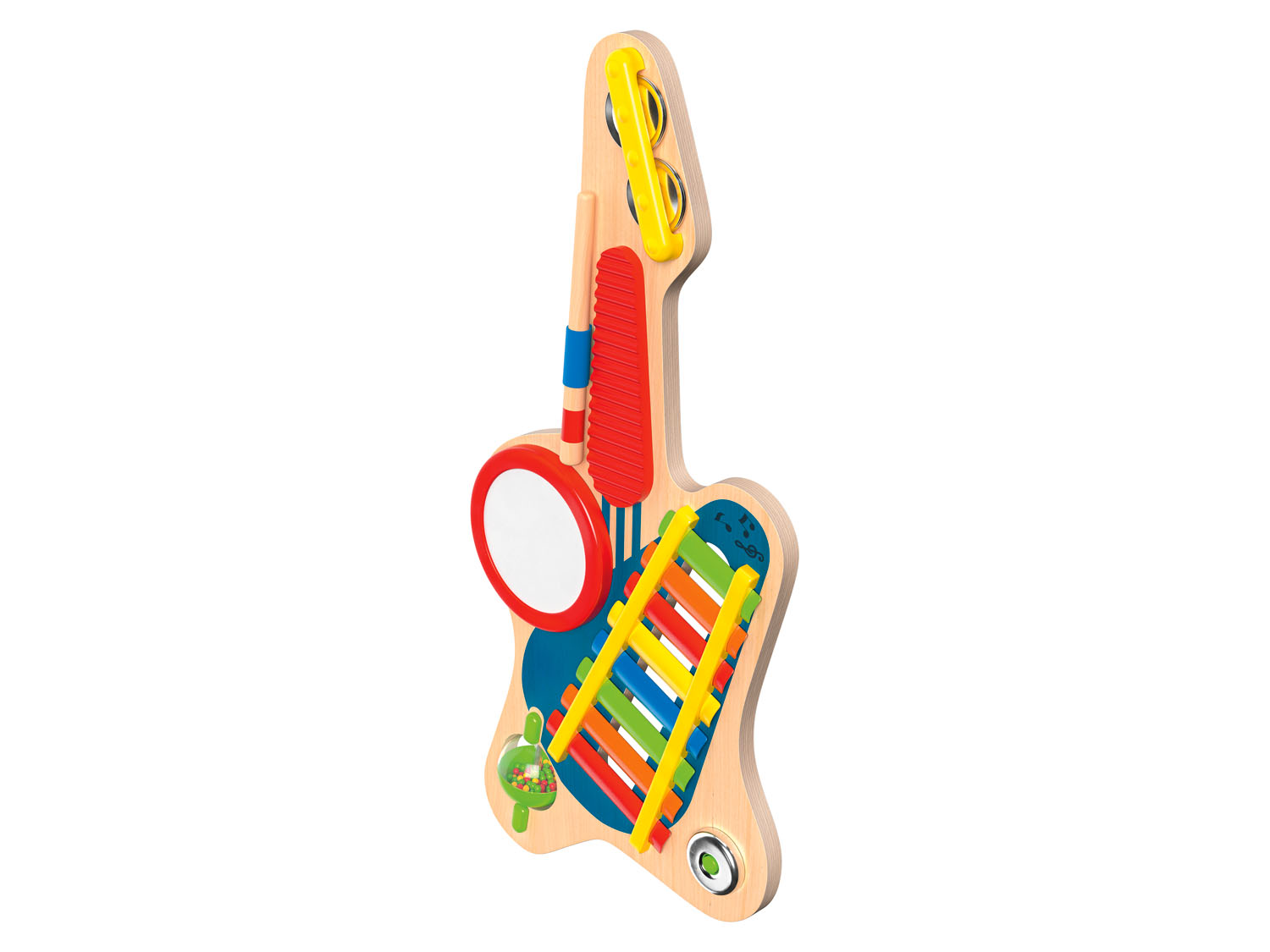 Playtive Houten muziekinstrument (6-in-1 muziekinstrument)