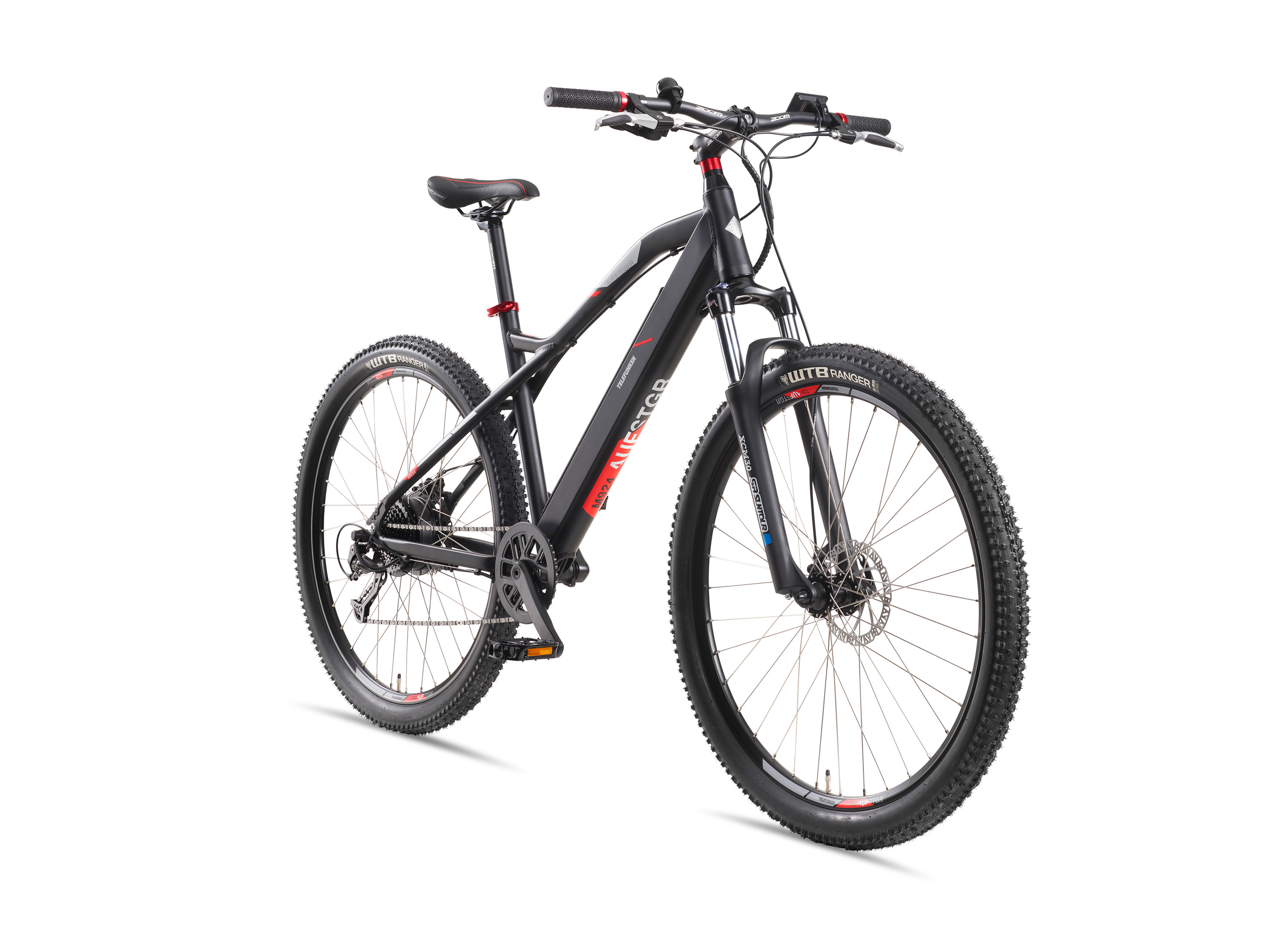 TELEFUNKEN E-mountainbike Klimmer M924 27,5 / 29" (29", Antraciet/rood)