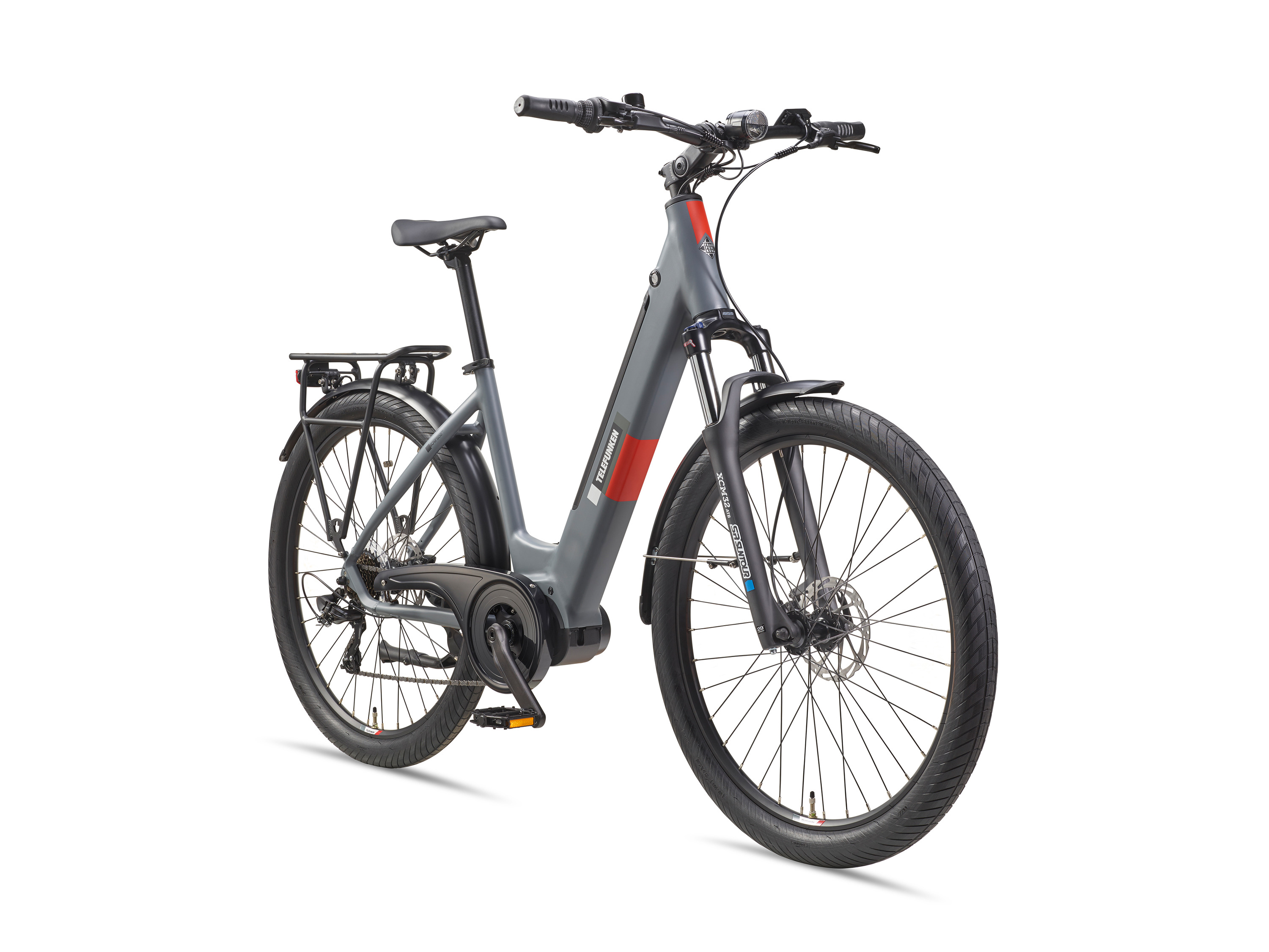 TELEFUNKEN E-bike SUV500 basaltgrijs 27,5"