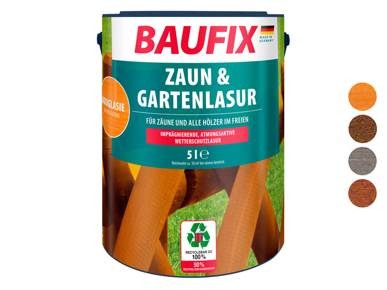 Ga naar volledige schermweergave: BAUFIX Schutting- en tuinbeits 5 liter - afbeelding 1