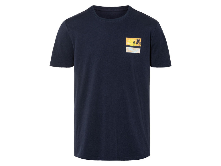 Heren T-shirt (XXL (60/62), Marineblauw)
