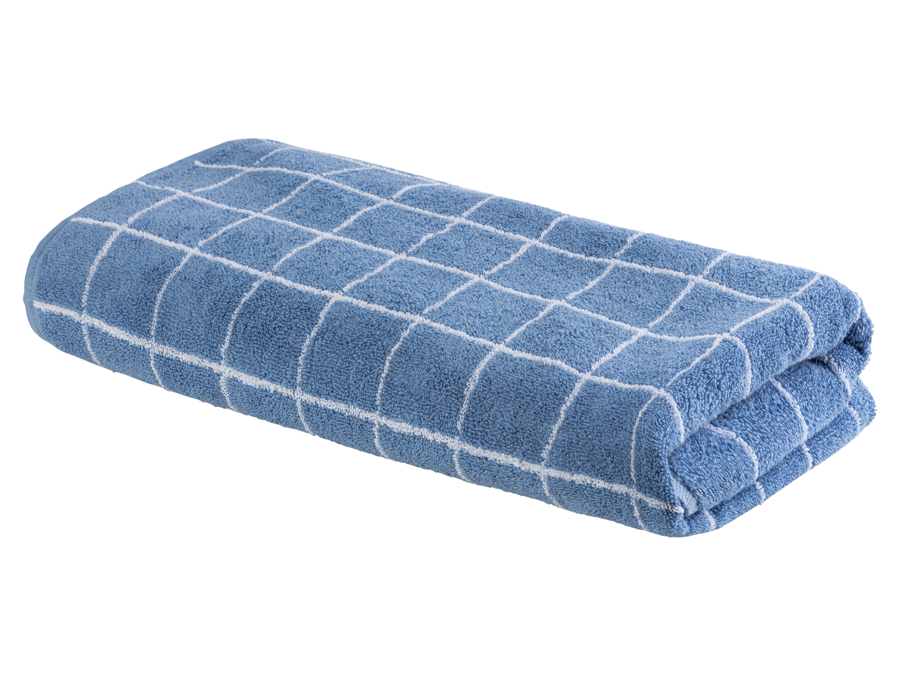 LIVARNO home Badstof handdoek (Blauw)