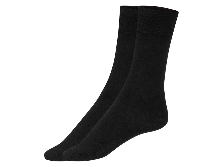 2 paar sokken (43-46, Zwart)